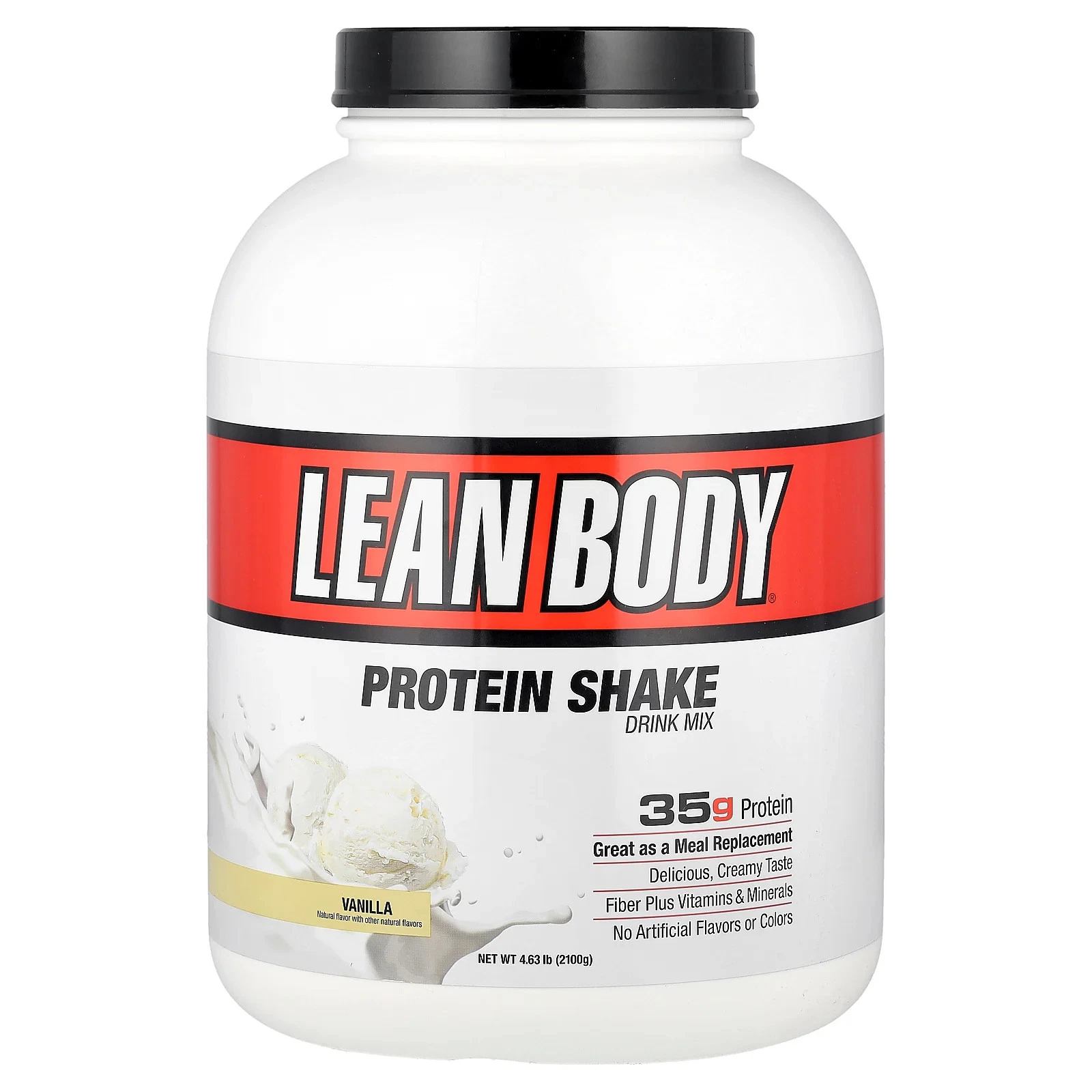 Lean Body, Protein Shake Drink Mix, Vanilla, 4.63 lbs (2,100 g)