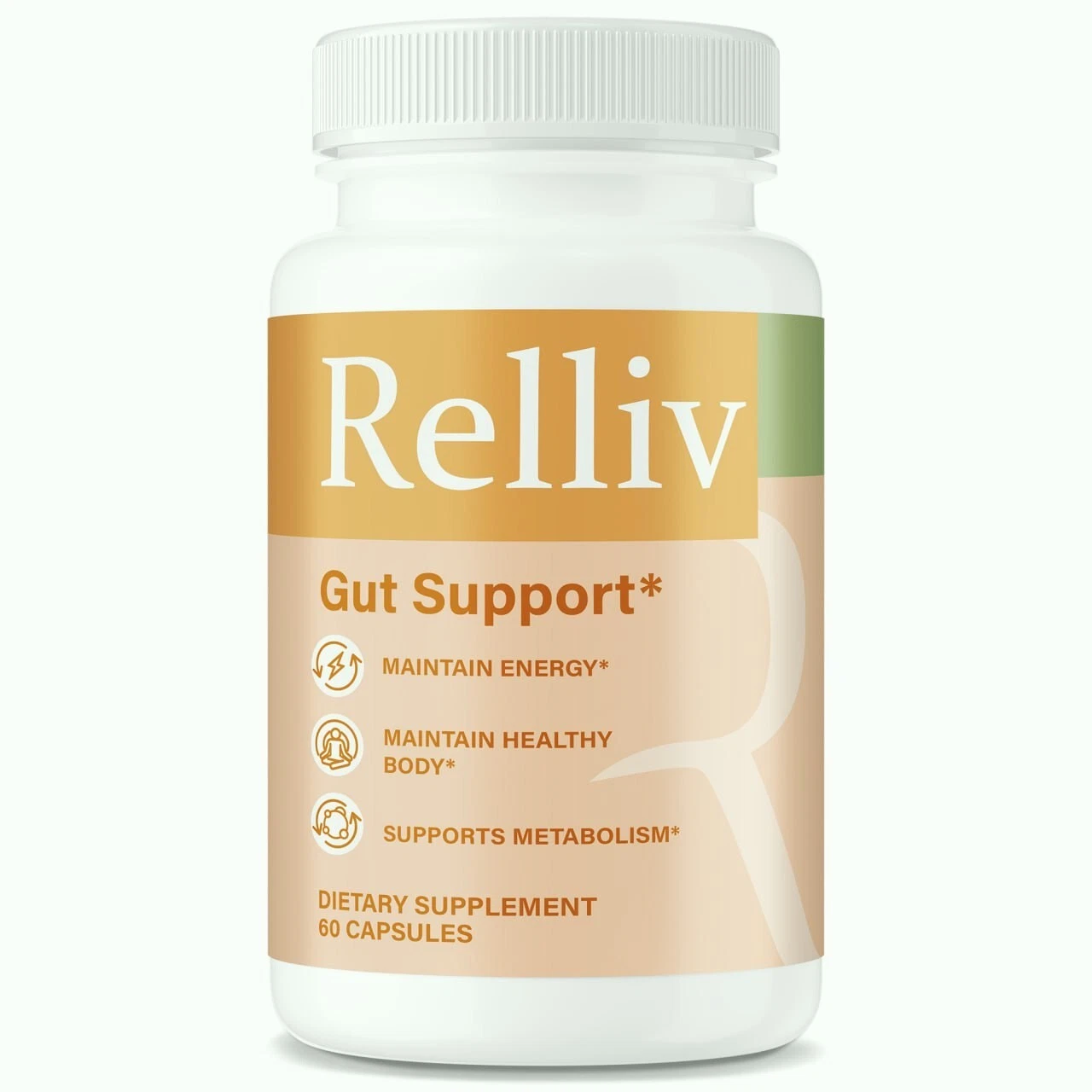 Relliv Capsules, Advanced Formula for Probiotic and Gut Health Support 60ct