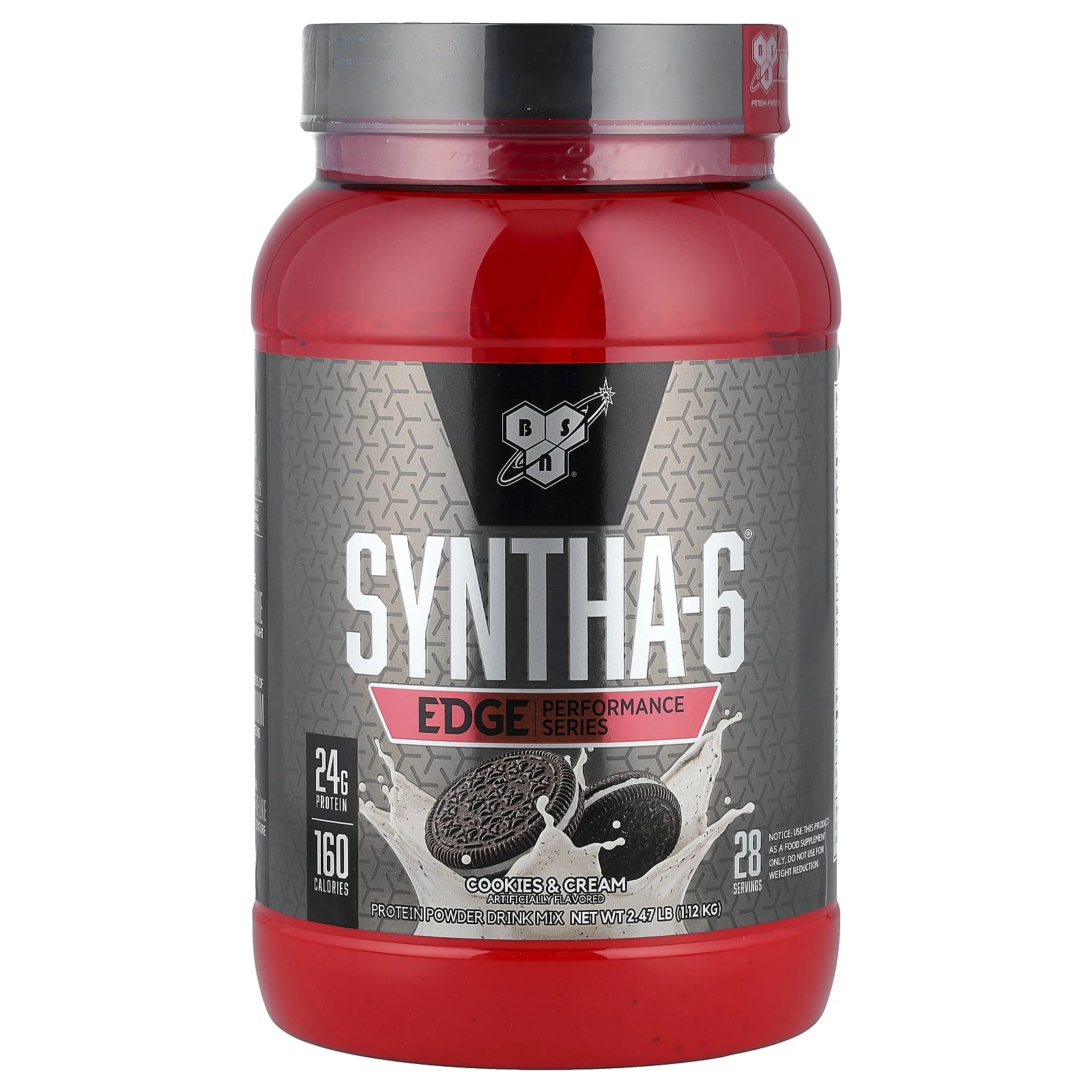 Syntha-6 Edge®, Protein Powder Drink Mix, Cookies & Cream, 2.47 lb (1.12 kg)