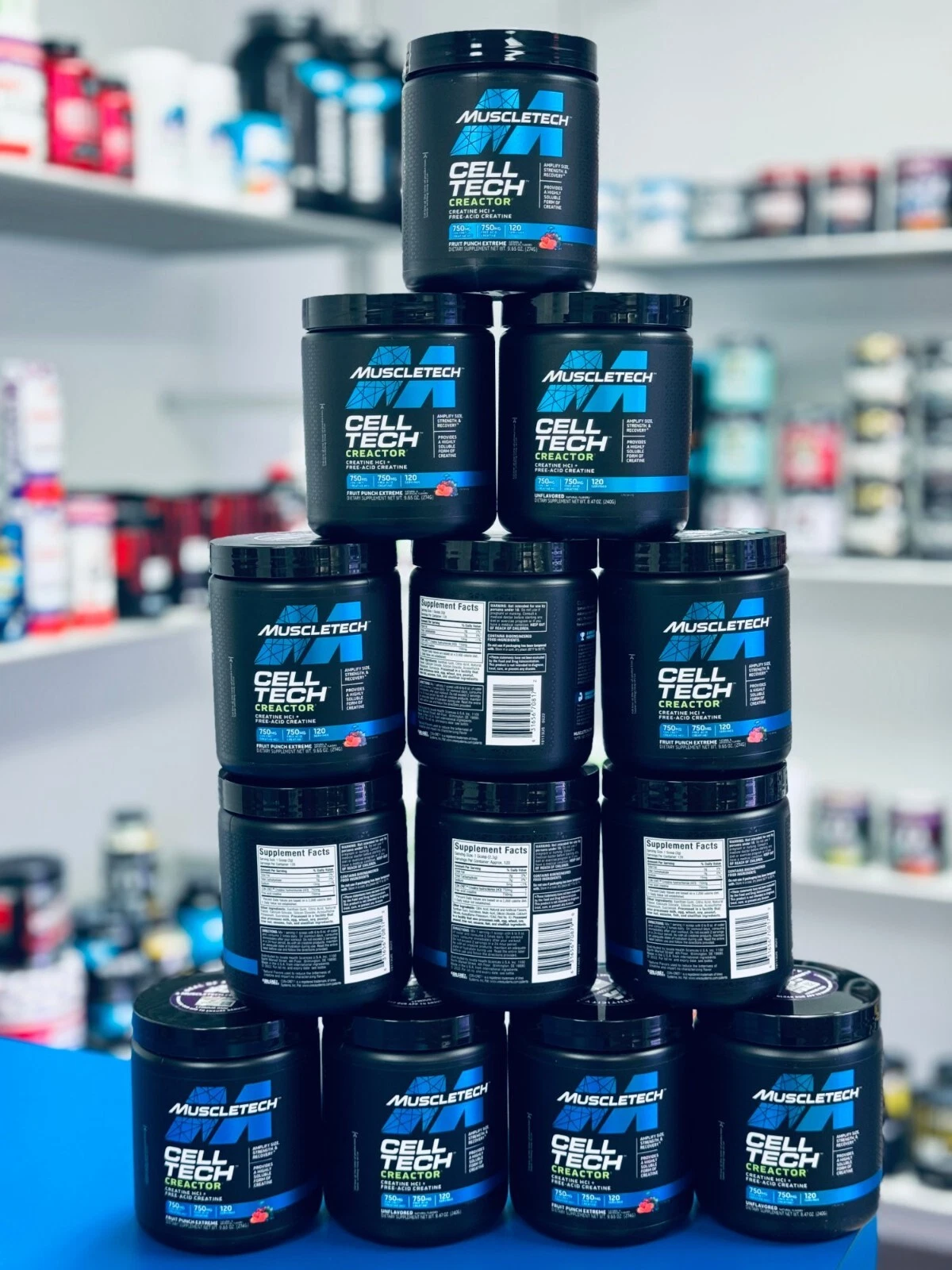 MuscleTech CREACTOR CellTech 750mg Creatine HCL 750mg Free Acid Creatine 120 Svg