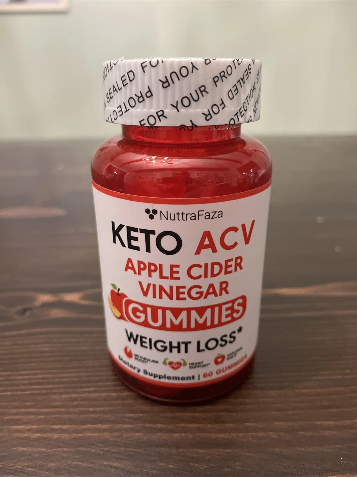 Keto +ACV - Apple Cider Vinegar Gummies ADVANCED Weight Loss -EXP 8/26