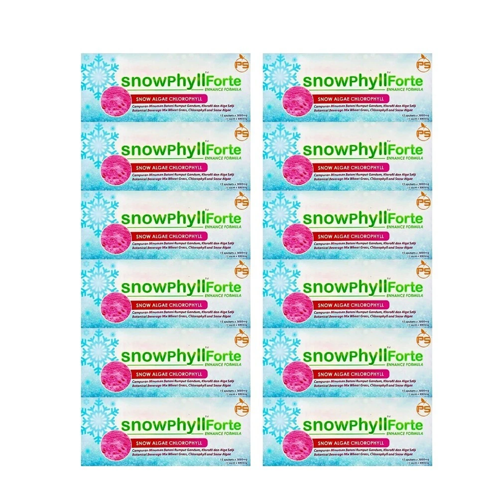 Up to 12x Phytoscience Snowphyll Forte Snow Algae Detox Relief Constipation