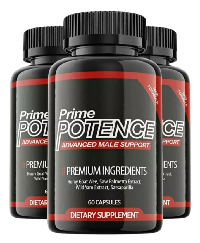 Prime Potence Advanced Male Support Dietary Supplements (180 Capsules) 3-Pack