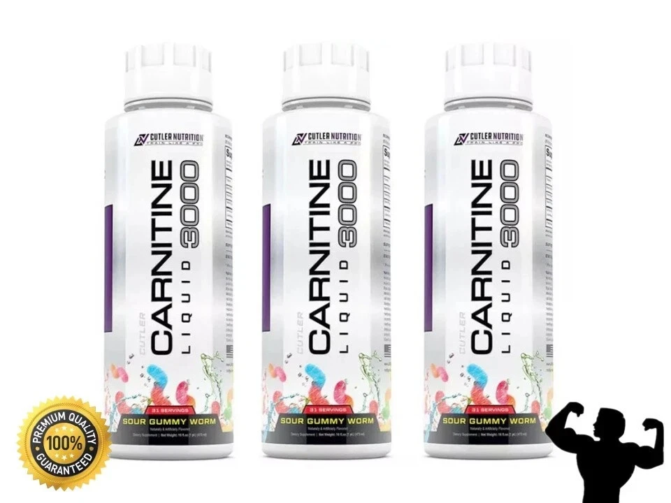 1-3bottle Cutler Nutrition Liquid L-Carnitine Supplement for Optimal Absorption
