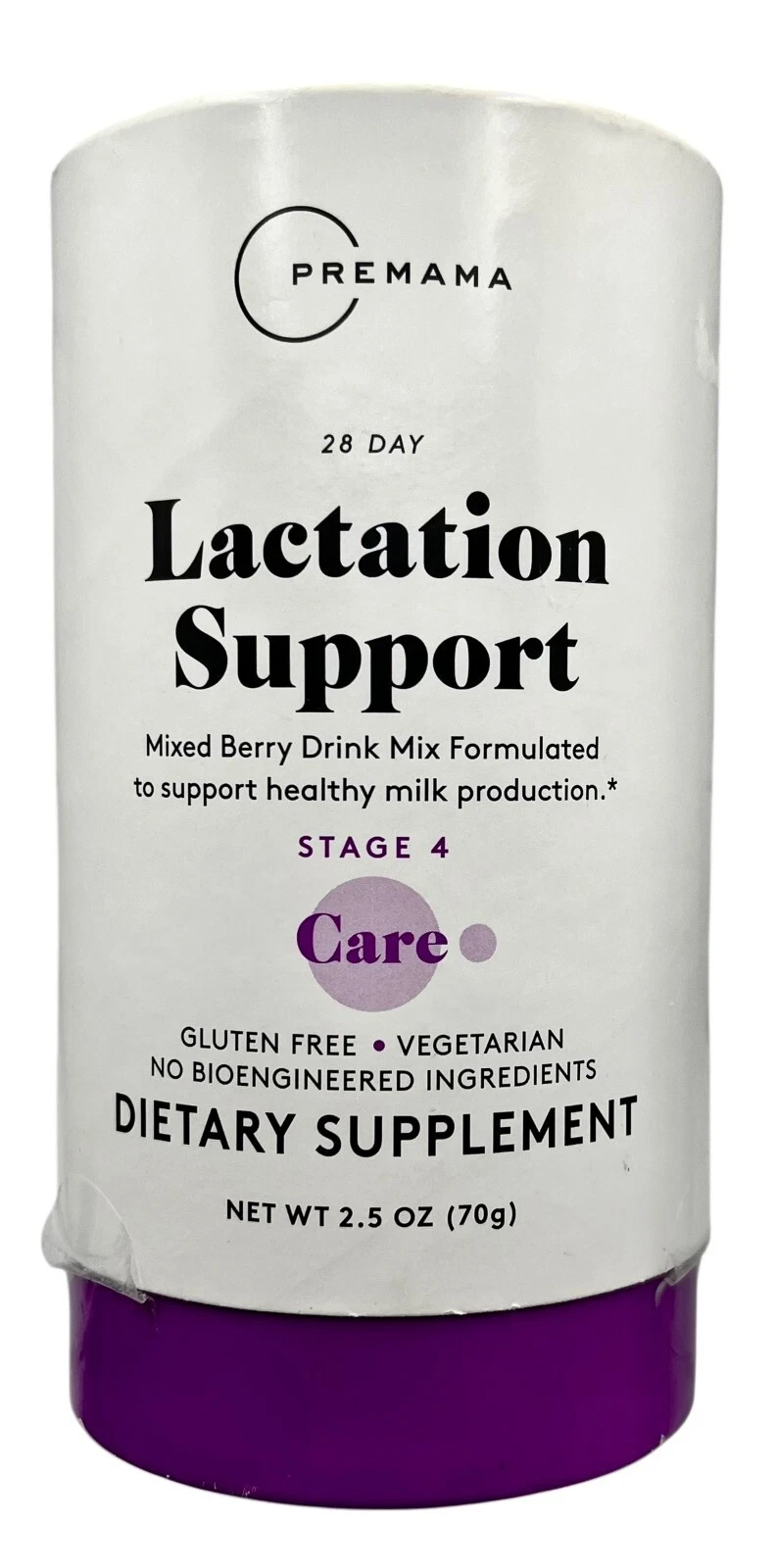 Premama 28 Day Lactation Support Stage 4 Care Multivitamin Supplement Berry