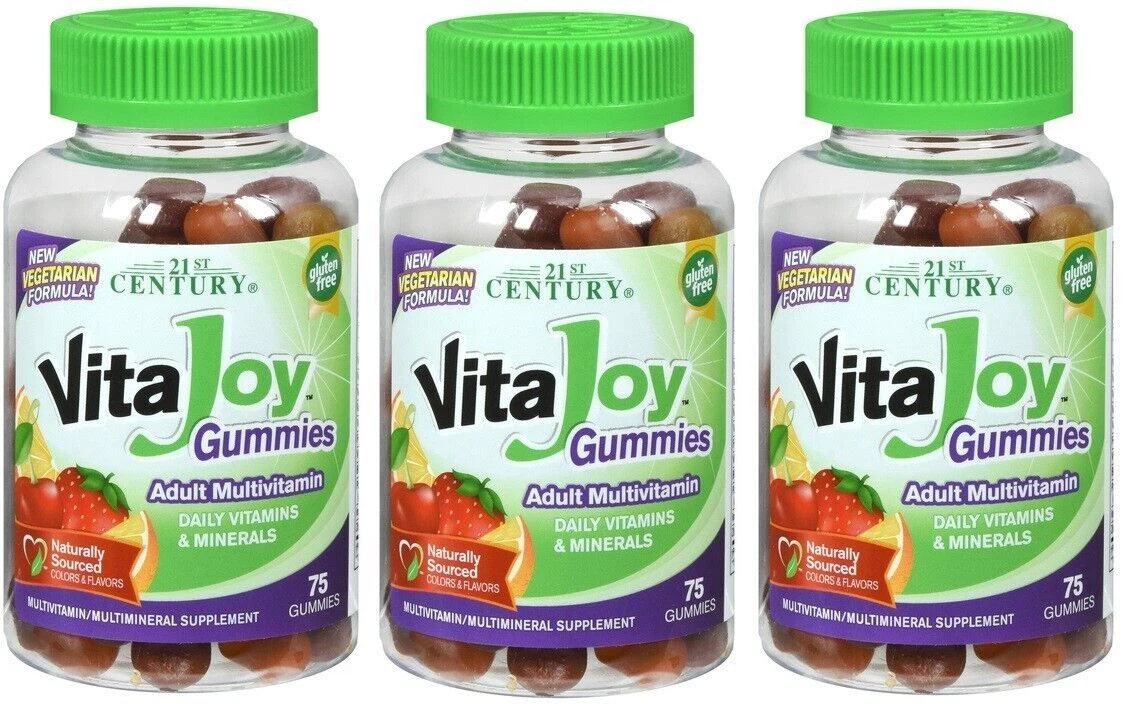 21st Century Vitajoy Multivitamin Gummy 75ct X ***3 Packs***