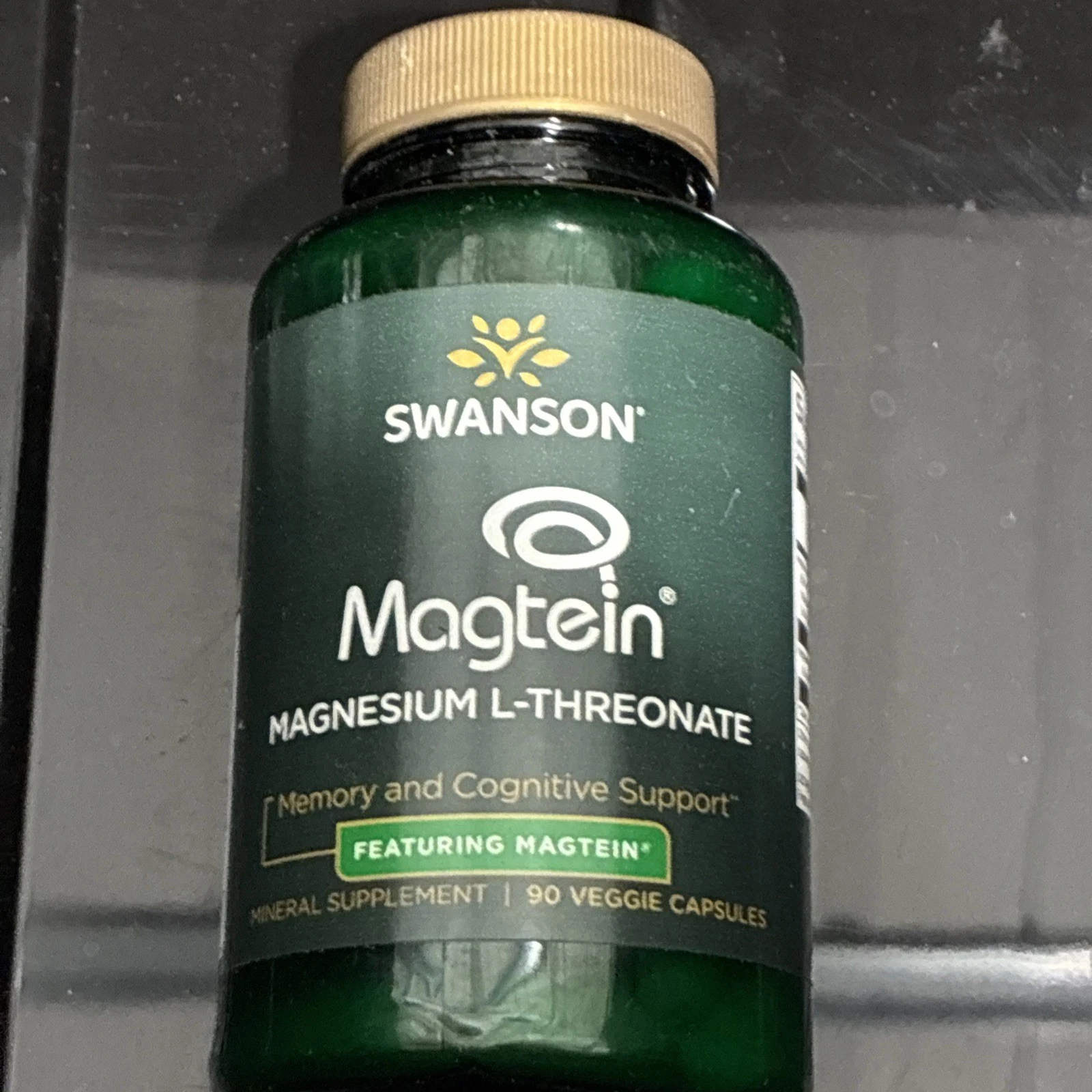 Swanson Magnesium L-Threonate - Featuring Magtein 90 Veggie Capsules