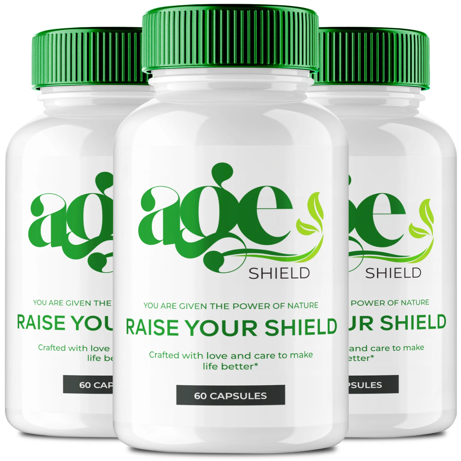 (3 Pack) Age Shield Supplement Pills AgeShield Overall Health & Wellness Support
