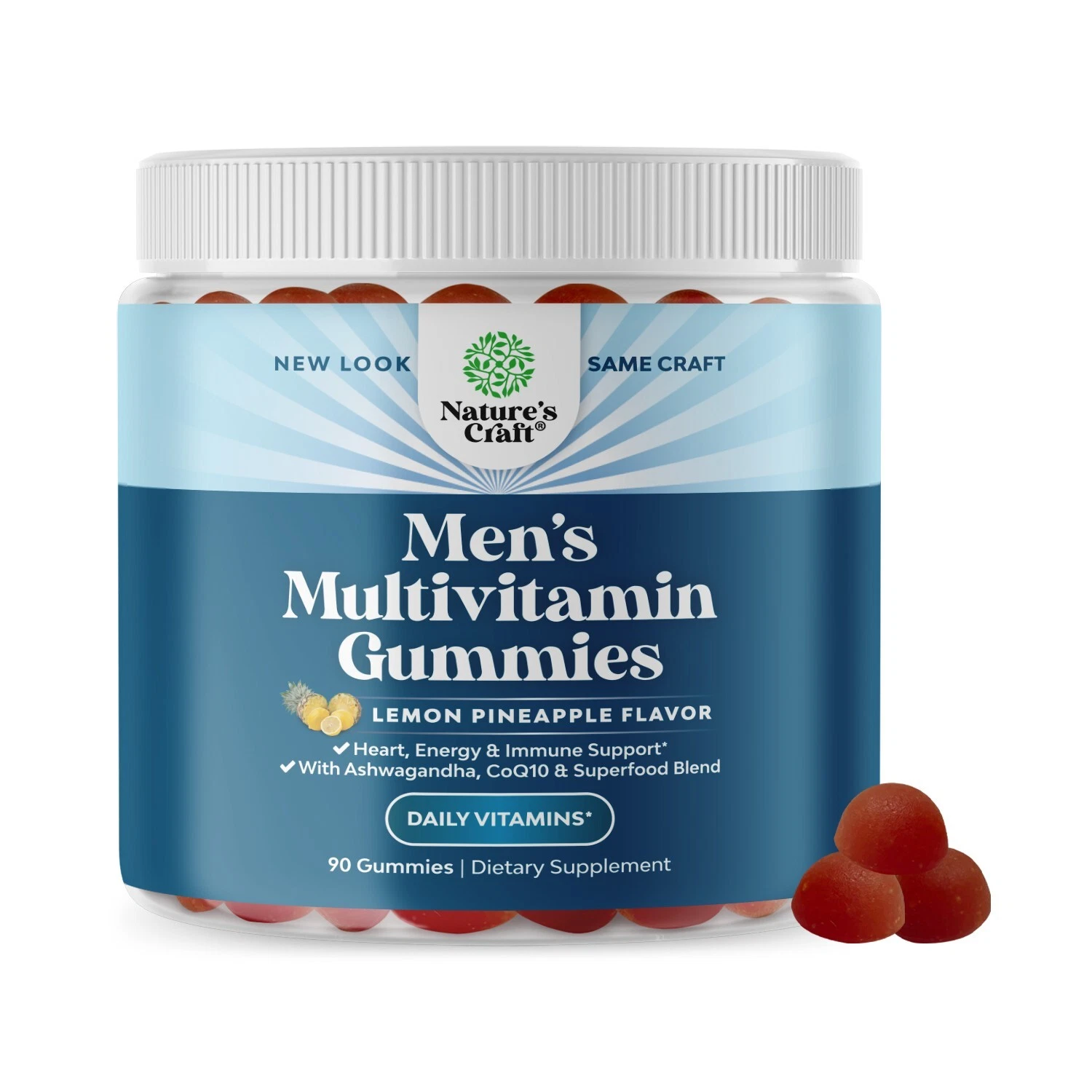 Men's Multivitamin Gummies with Superfood Complex - Daily Support