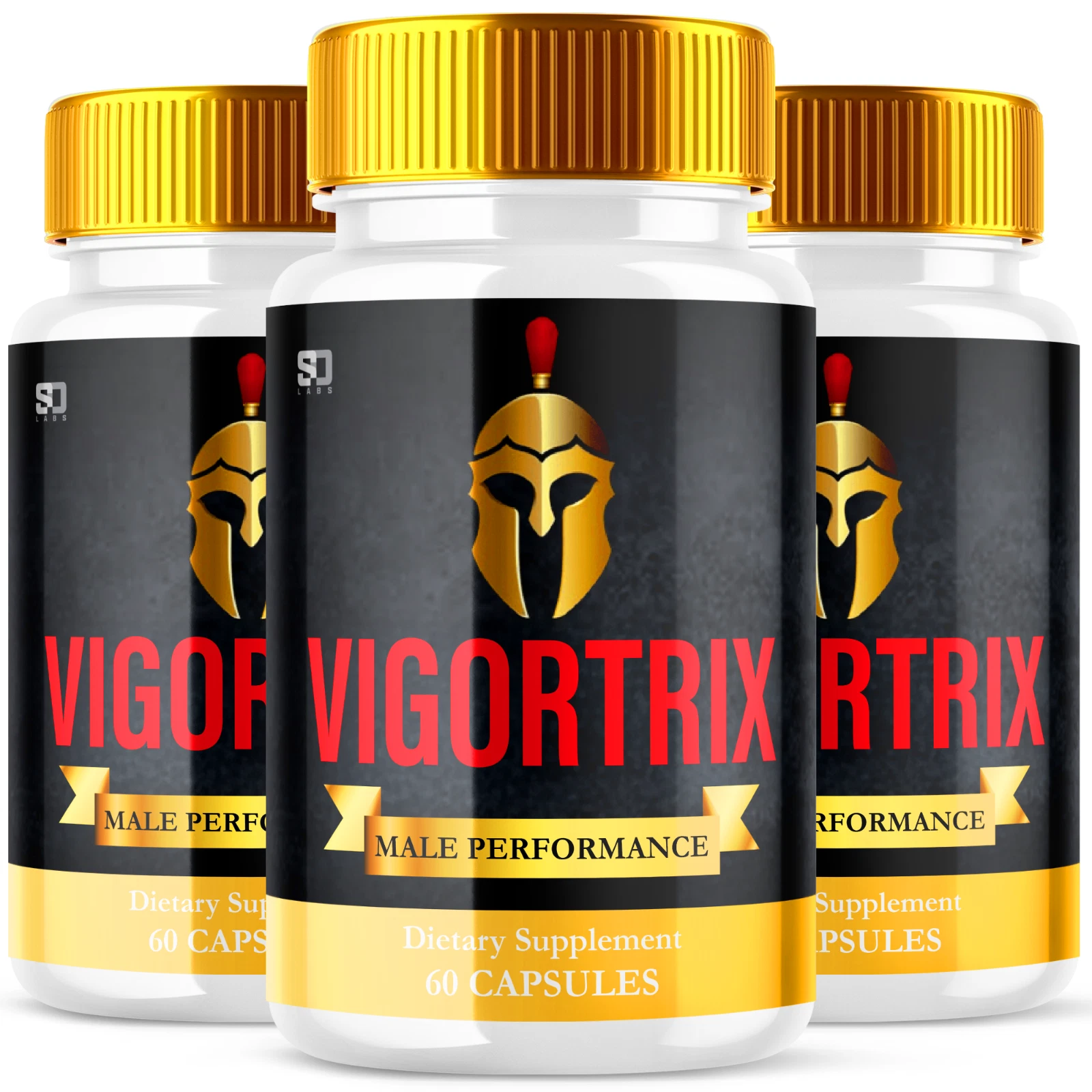 (3 Pack) Vigortrix Male Pills Maximize Energy, Vitality & Stamina 180 Capsules