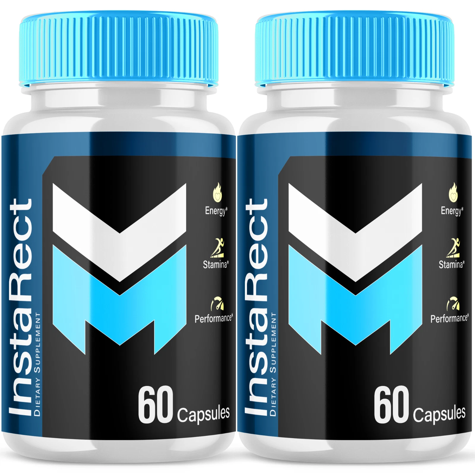 InstaRect Male Support Vitamin Maximum Strength Supplement for Men 120 Capsules