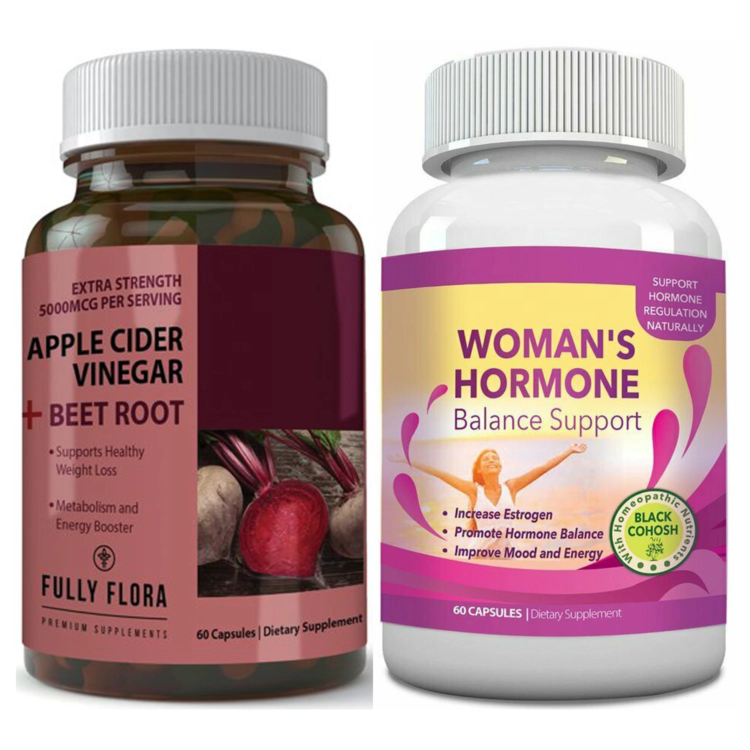 Apple Cider Vinegar Beet Root Weight Loss Pills Women Hormone Balance Supplement