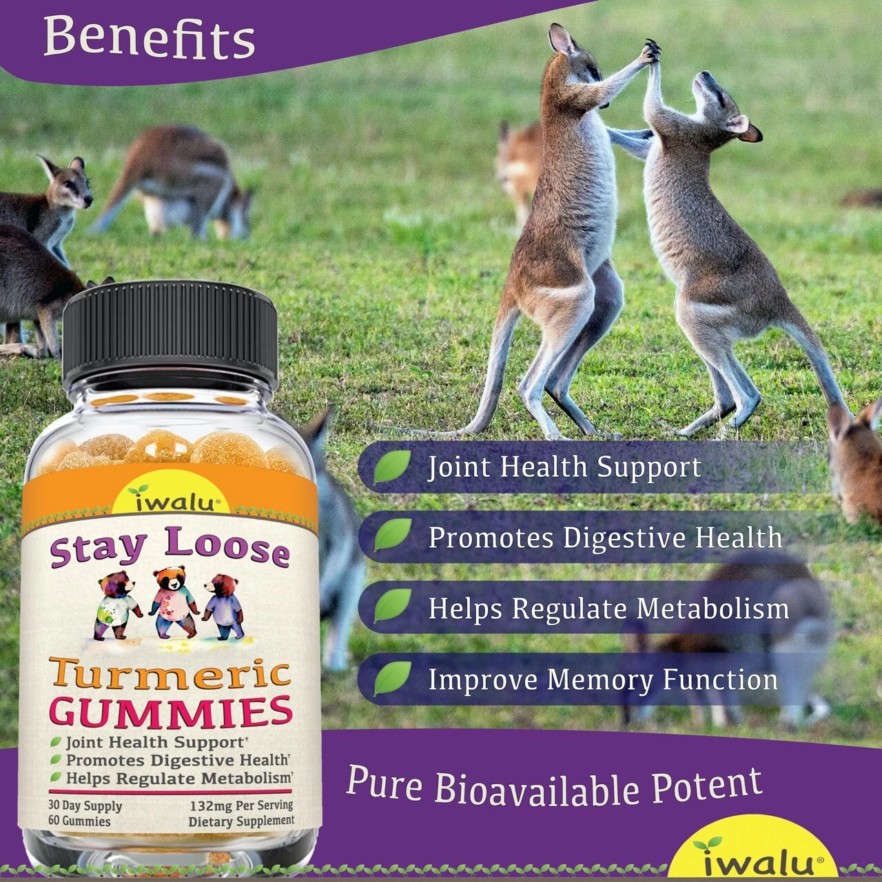 Joint Restore Gummies Best Natural Joint Support, Ginger Flavor Soft Chew Gummy