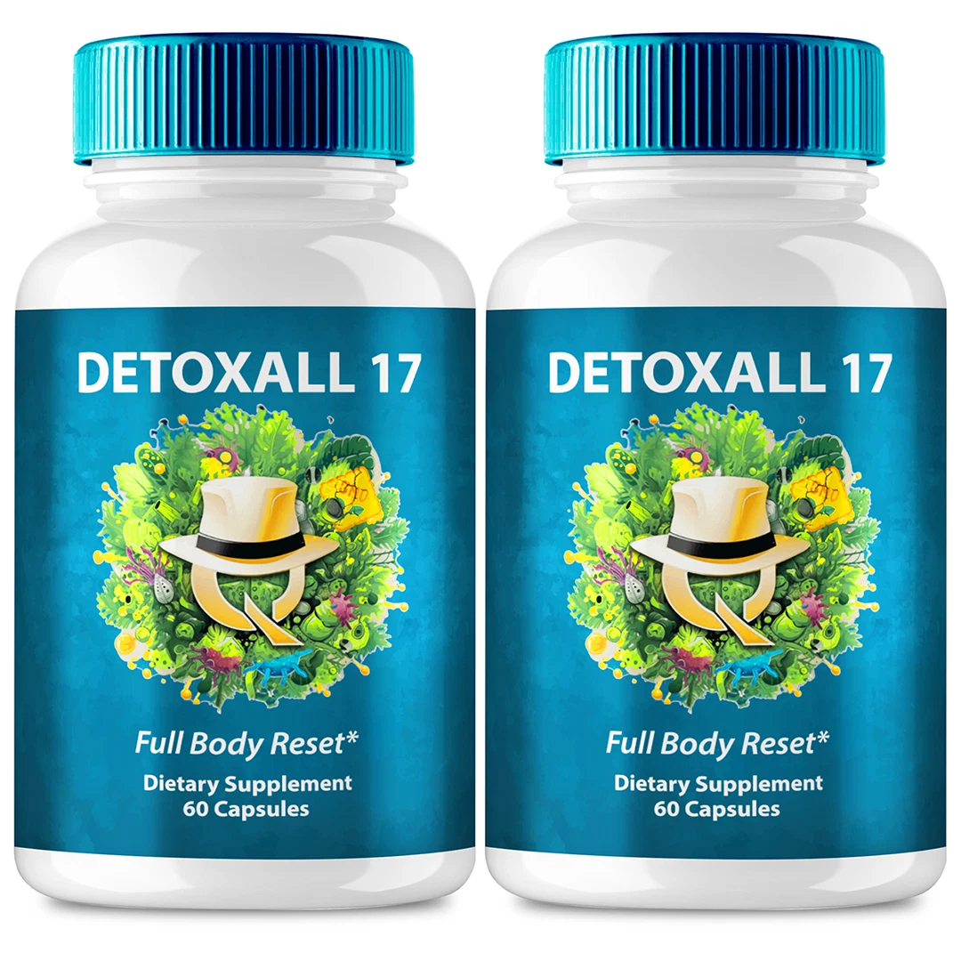 DetoxAll 17 Immune Support Capsule - Official Formula (2 Pack)