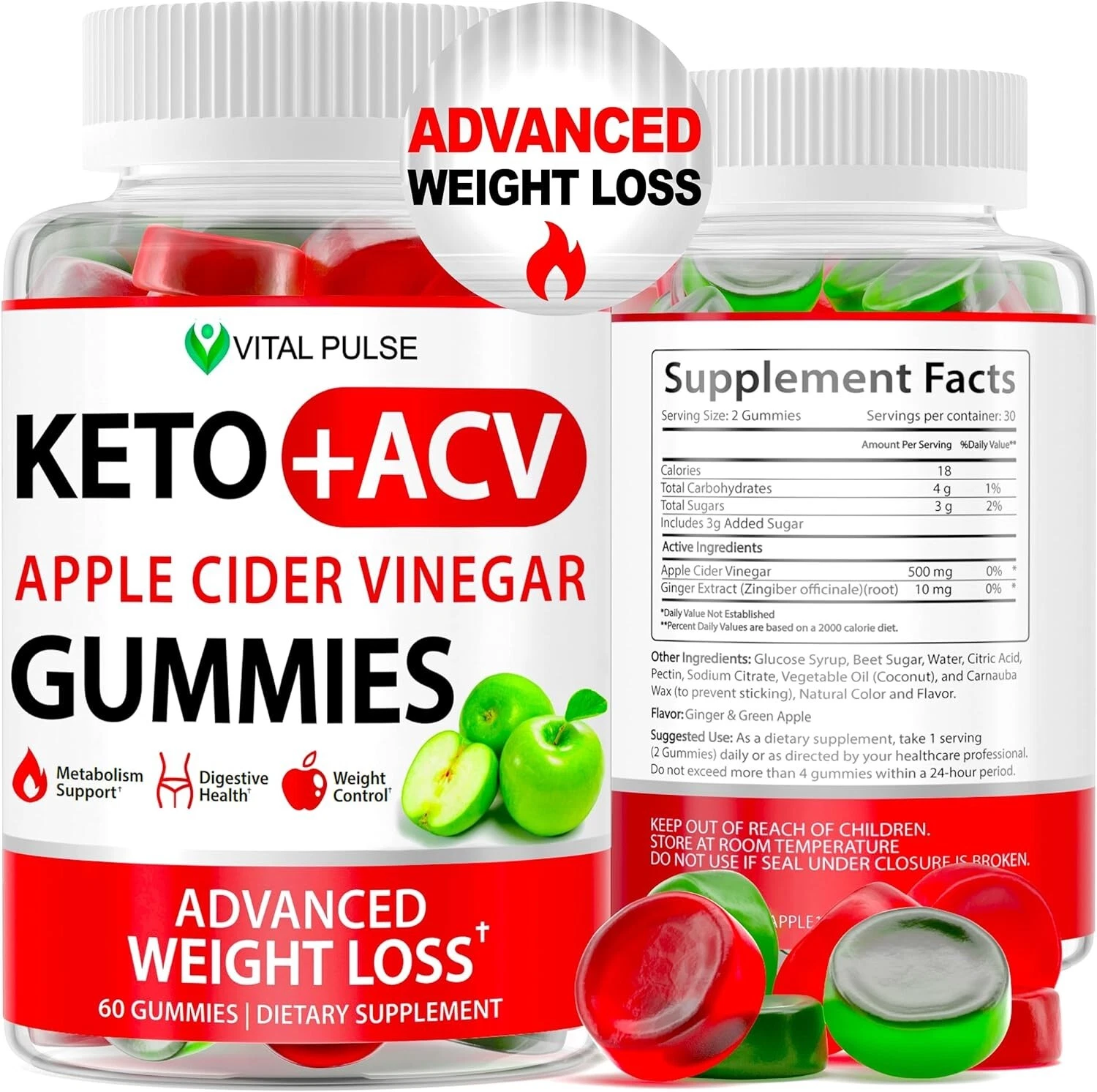 Keto ACV Gummies Advanced Weight Loss - ACV Keto Gummies for Weight Loss - Keto