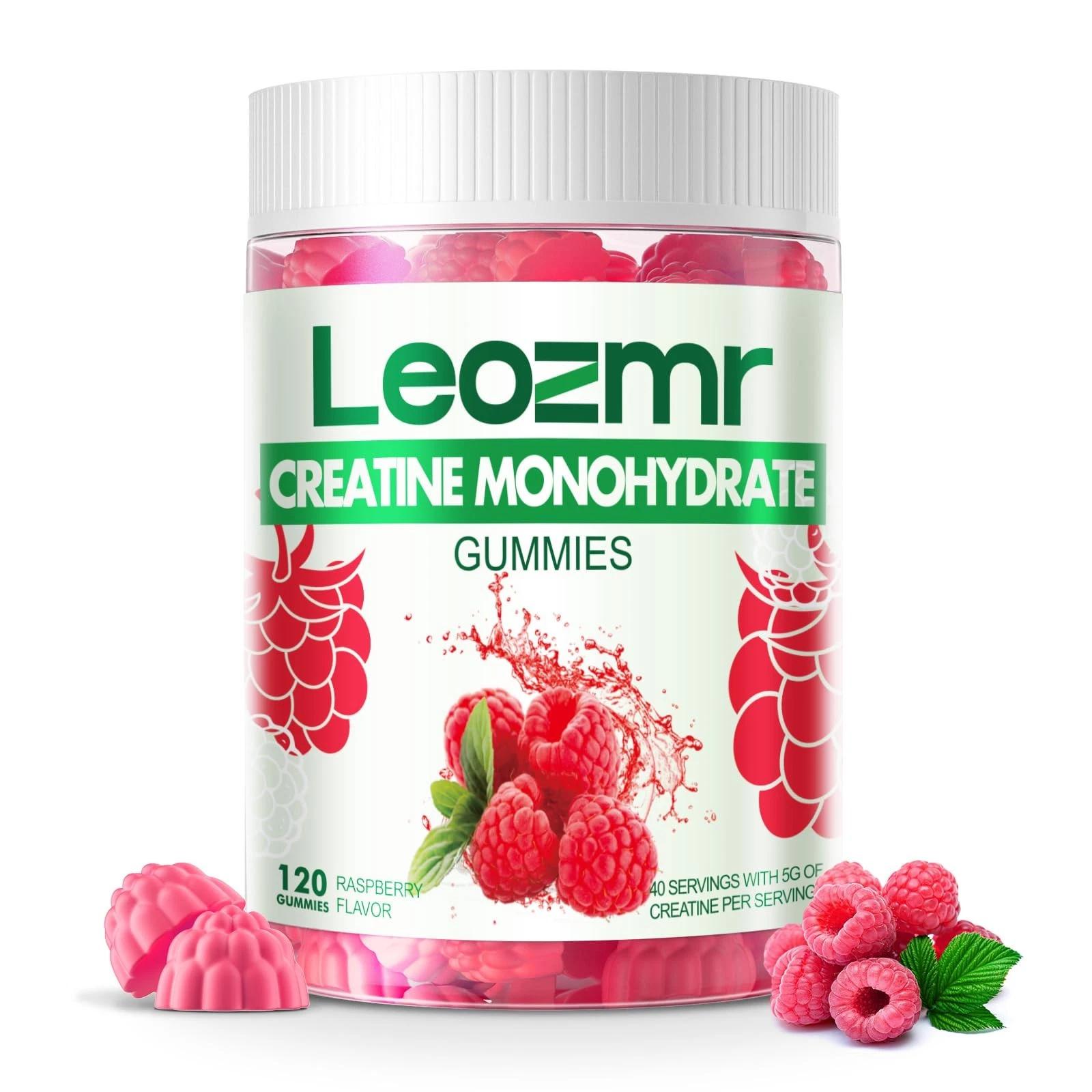Leozmr Creatine Monohydrate Gummies for Men & Women-5g of Creatine Monohydrate
