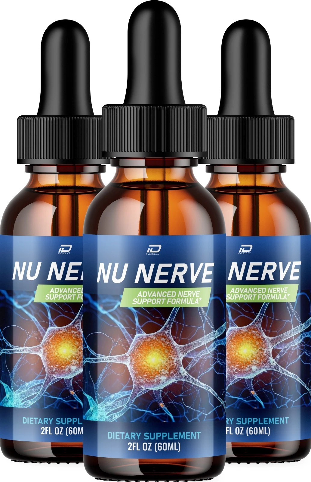 (3 Pack) Nu Nerve – NuNerve Extra Strength All Natural Healthy Organic Support
