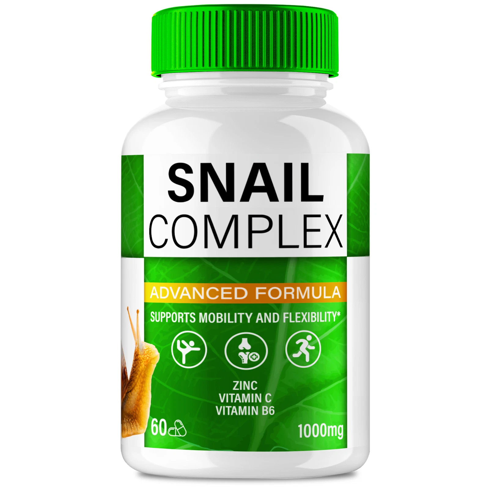 Snail Complex Joint Health Support Pills, Advanced Formula for Mobility 60ct