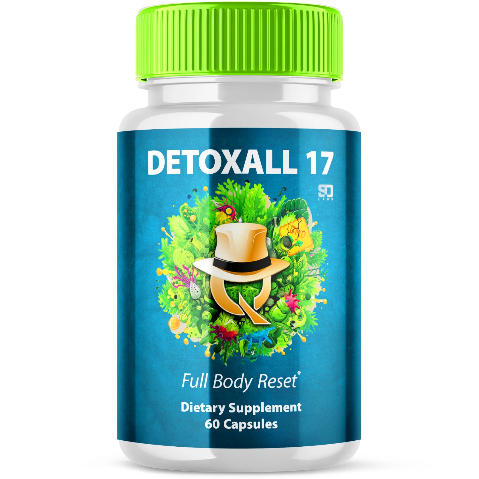 Detoxall 17 Supplement, Detoxall 17 Nootropic for Memory & Focus (60 Capsules)