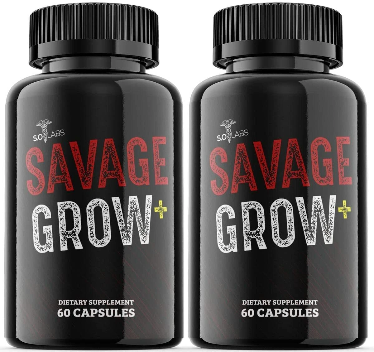 Savage Grow - Male Virility - 2 Bottles - 120 Capsules