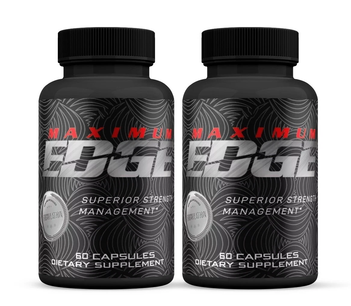 (2 Pack) Maximum Edge Pills, Maximum Edge Overall Health Support (120 Capsules)