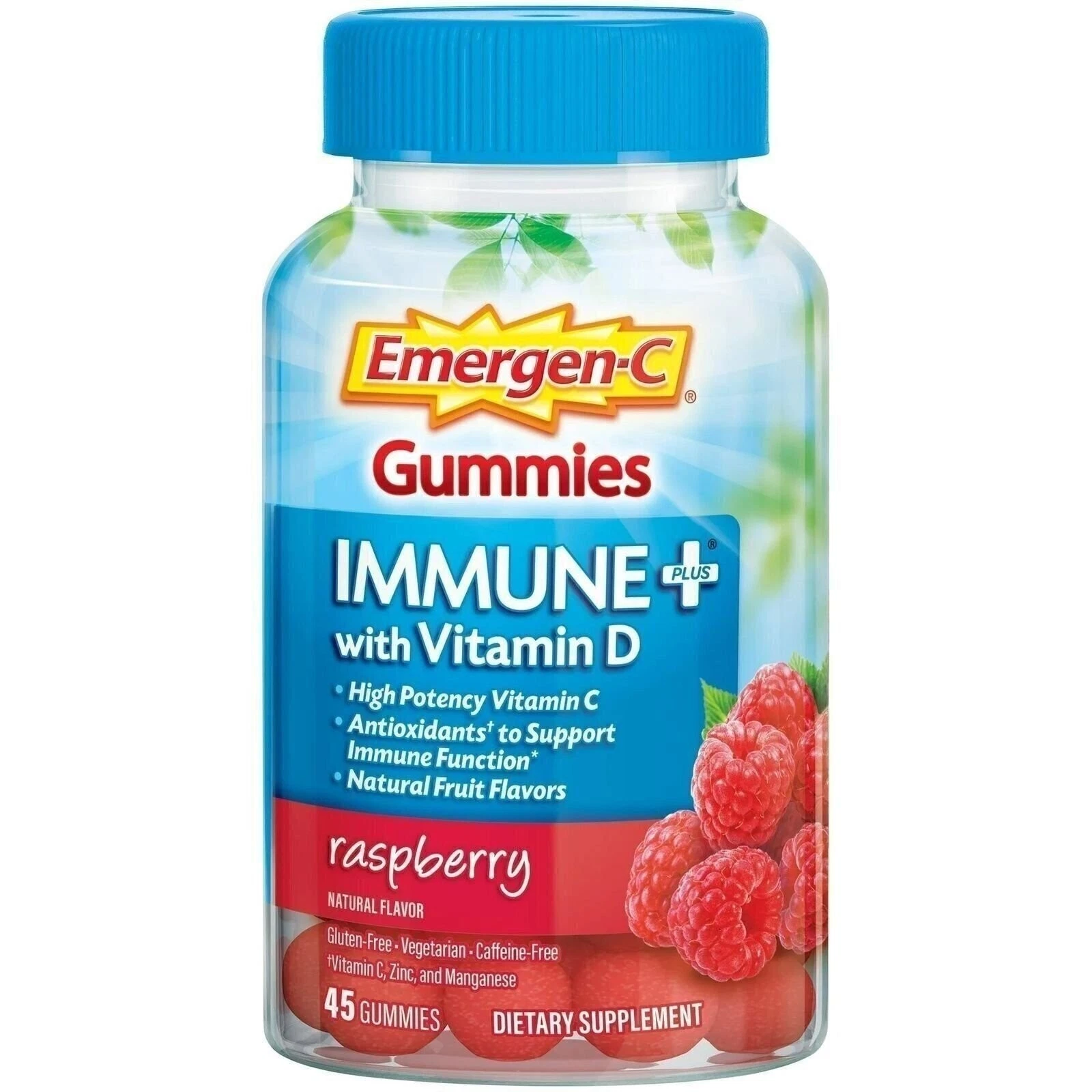 Emergen-C Immune+ Immune Gummies, Vitamin D plus 750 mg Vitamin C, Immune...