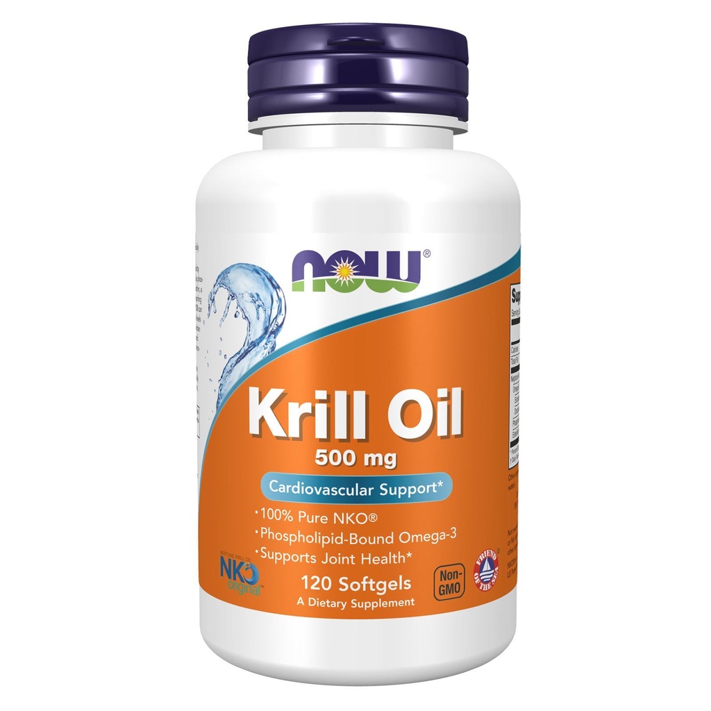 NOW FOODS Krill Oil 500 mg 120 Softgels
