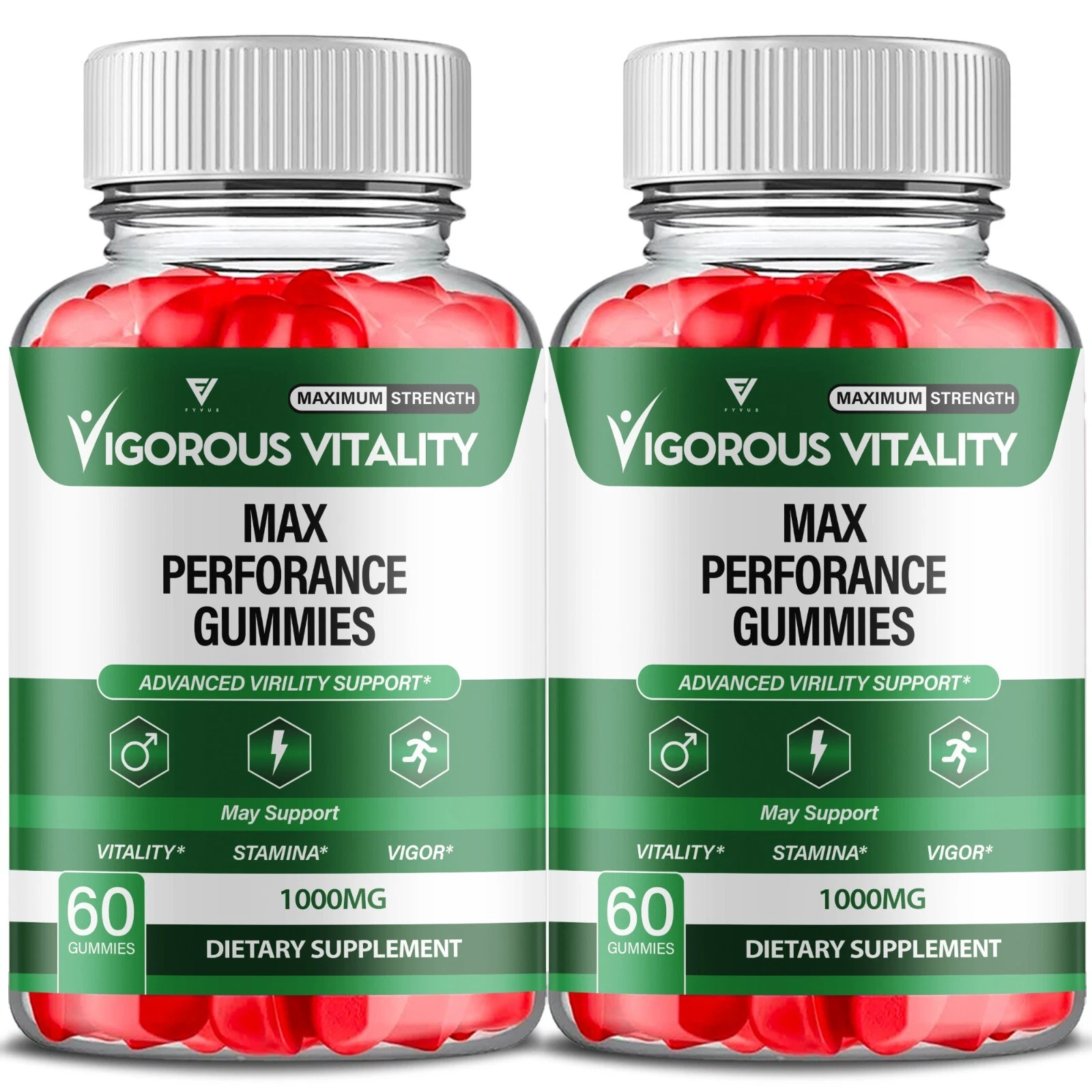(3 Pack) Vigorous Vitality Gummies, Vigorous Vitality Supplement (180 Gummies)
