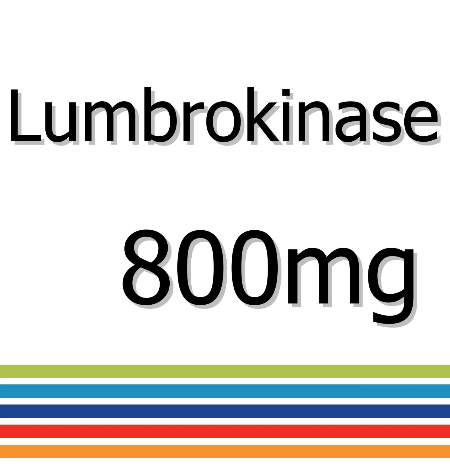 Lumbrokinase 800mg x 90 Tablets - Improved Circulation