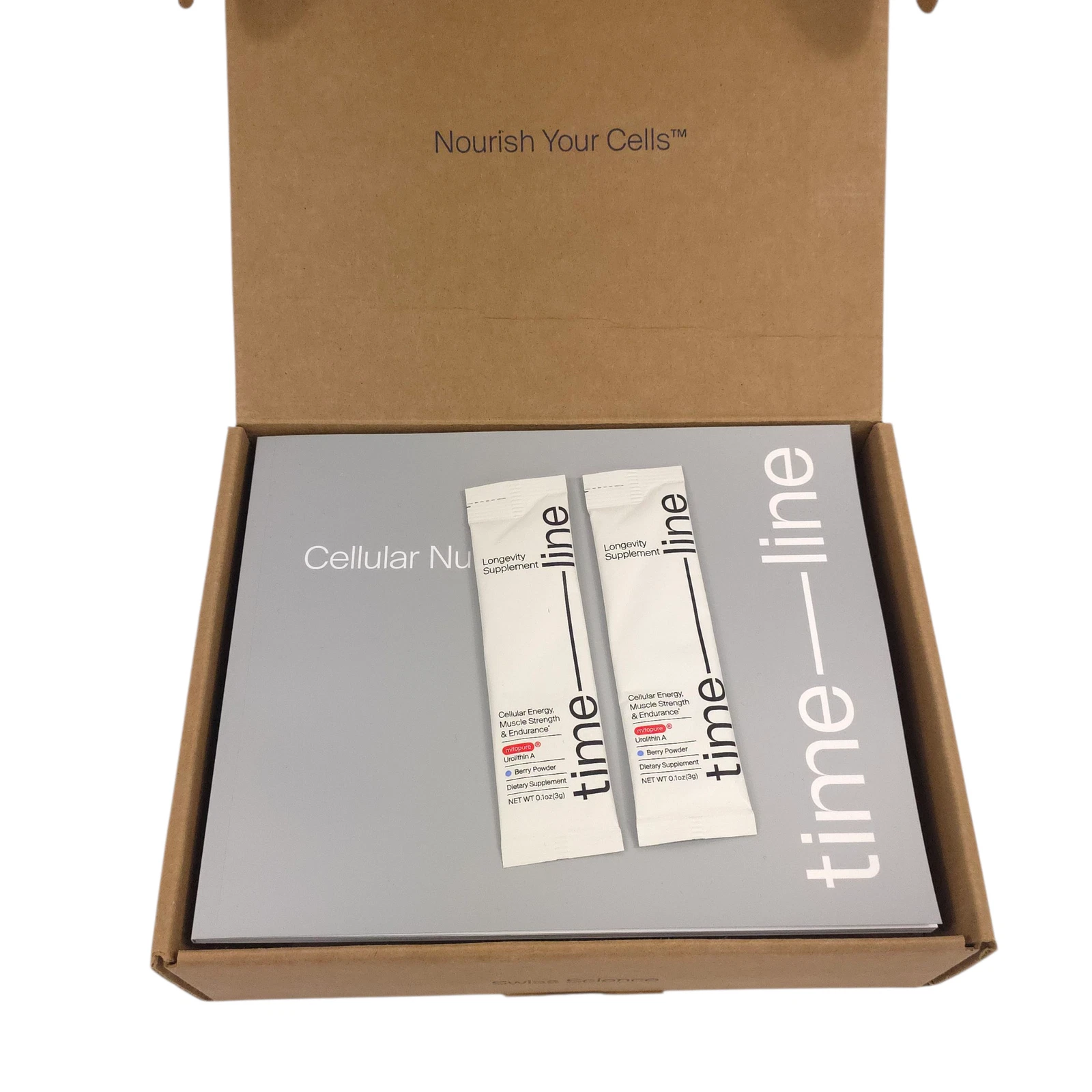 Timeline Mitopure Cellular Nutrition 30 Pckts Berry Powder Longevity Supplement