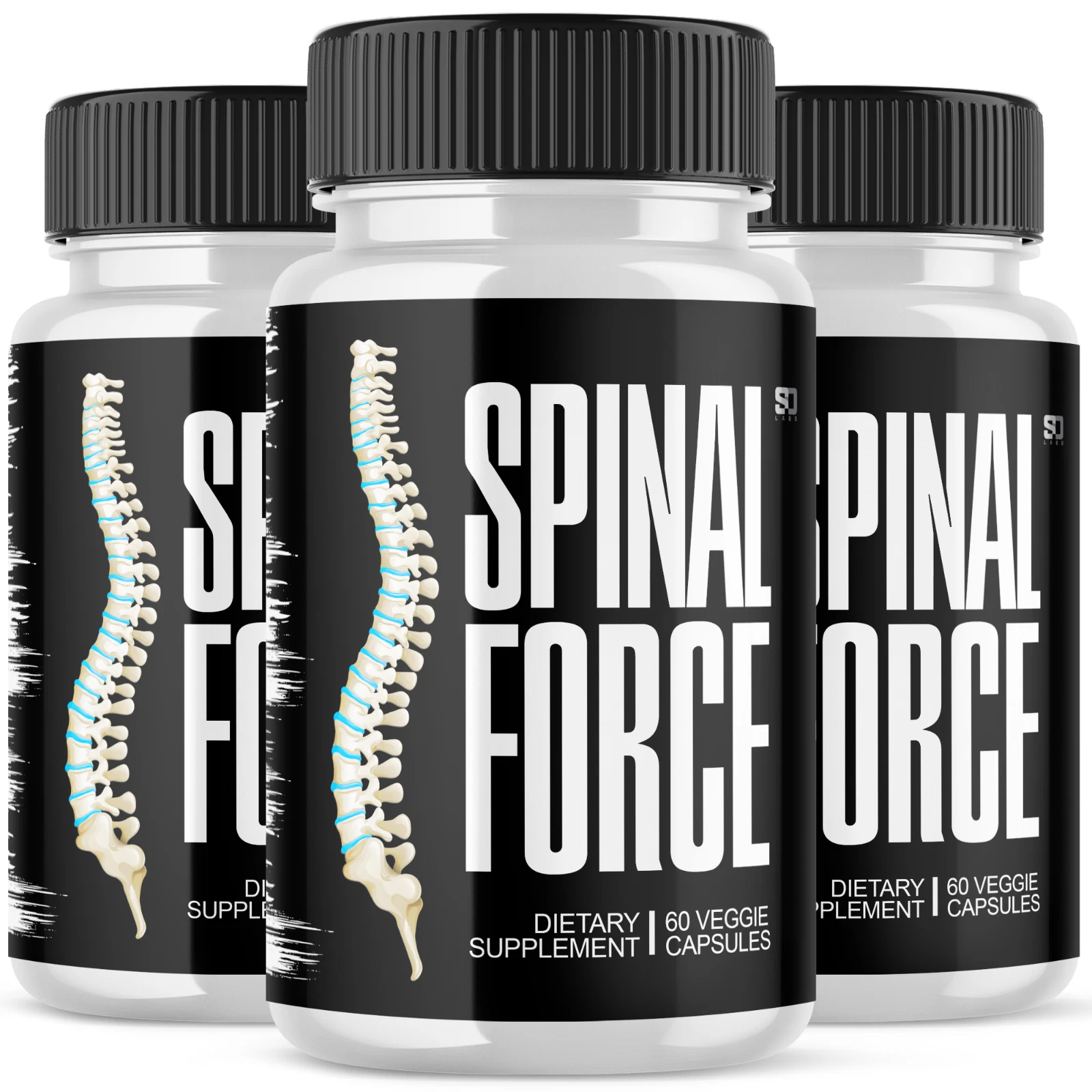 Spinal Force - Support Comfort and Flexibility for Spine and Back (3 Pack)