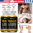 Organic Maca Root 240 Capsules 10000mg, Peruvian Maca Extract for Men & Women