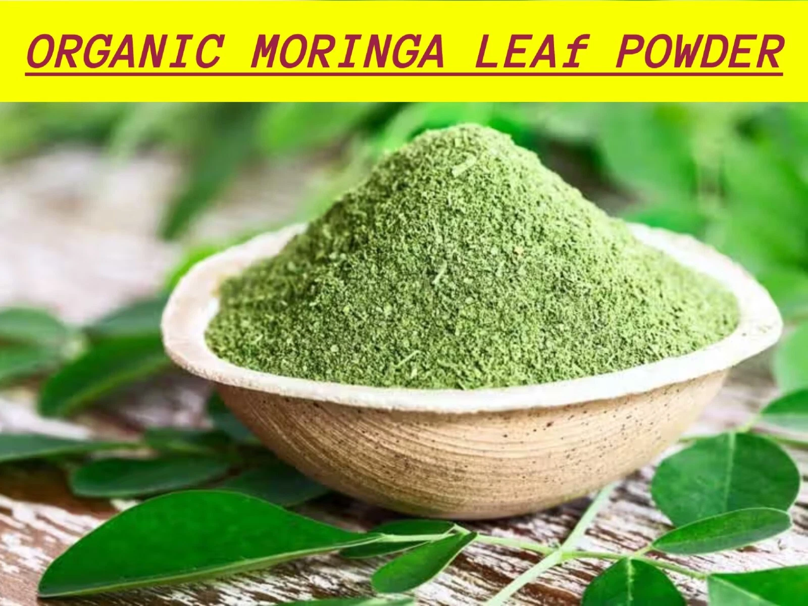 Organic Moringa leaf Powder - Super Food - Moringa oleifera - Free Postage