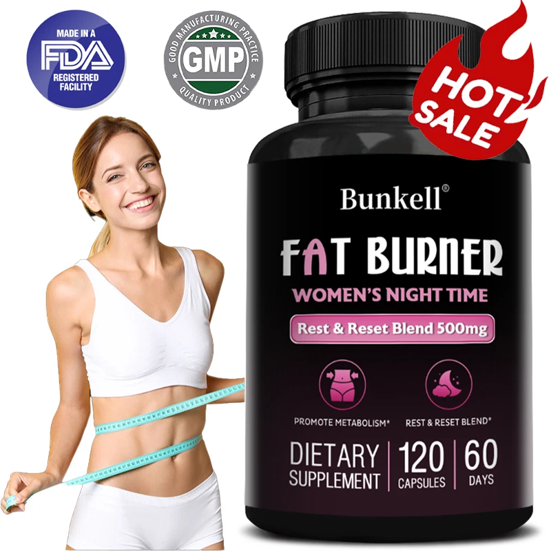 Night Time Fat Burner,Burns Fat While You Sleep, Helps Suppress Appetite