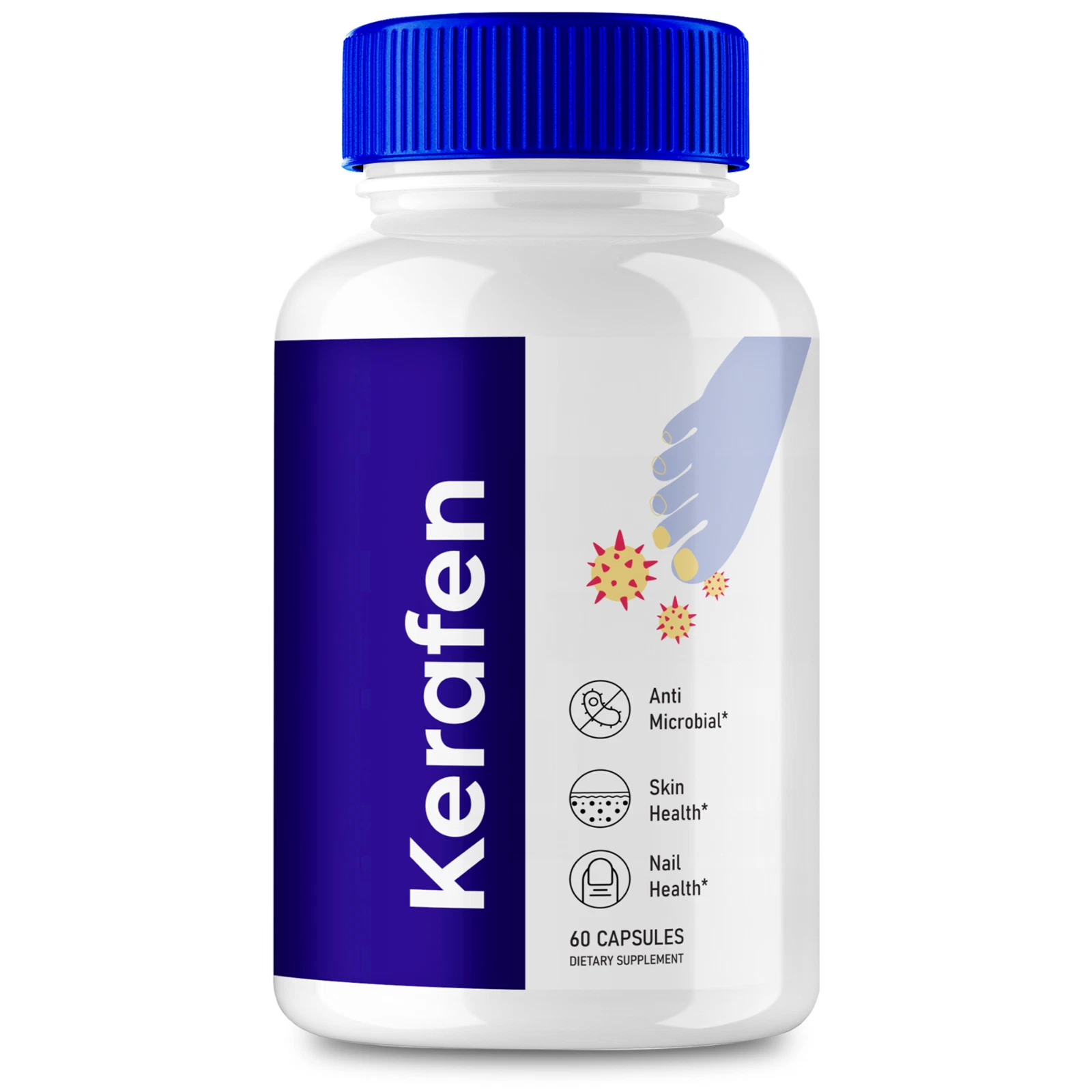 Kerafen Capsule, Kerafen for Nail Health Support Pills (60 Capsules)