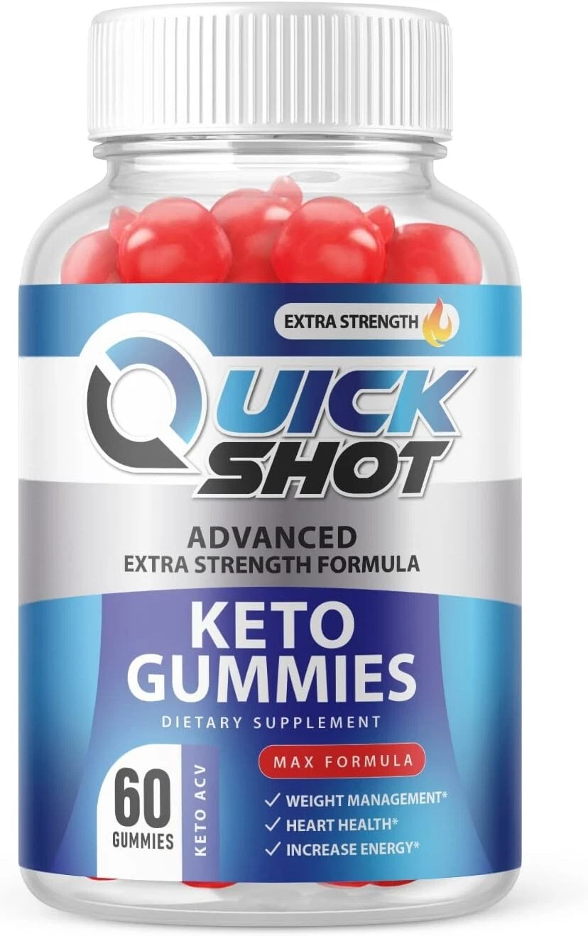 1 Pack - Quick Shot Keto ACV Gummies - Vegan, Weight Loss Supplement - 60 Gums