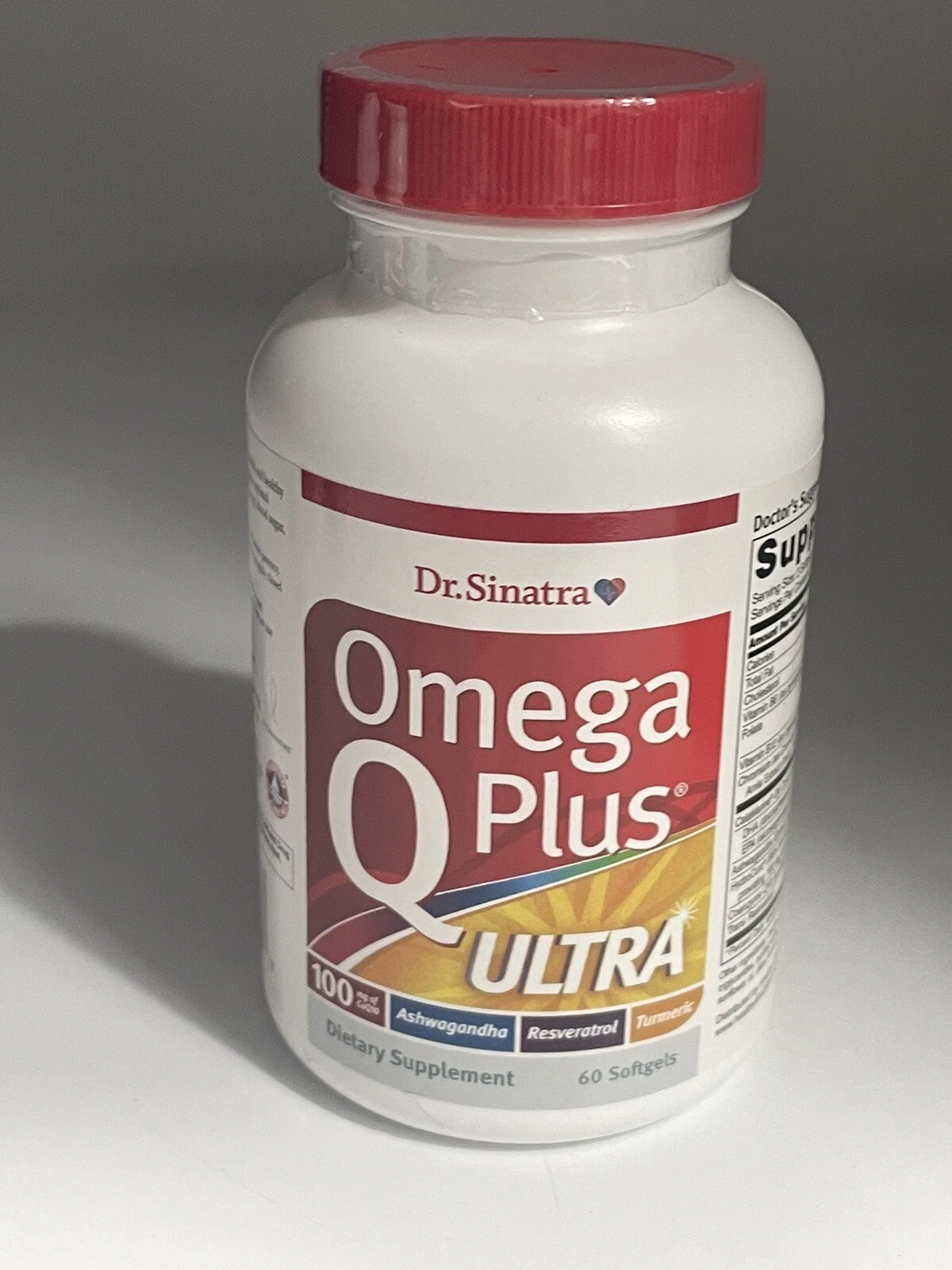 Dr. Sinatra Omega Q Plus Ultra 100 Mg 60 Softgels - New!