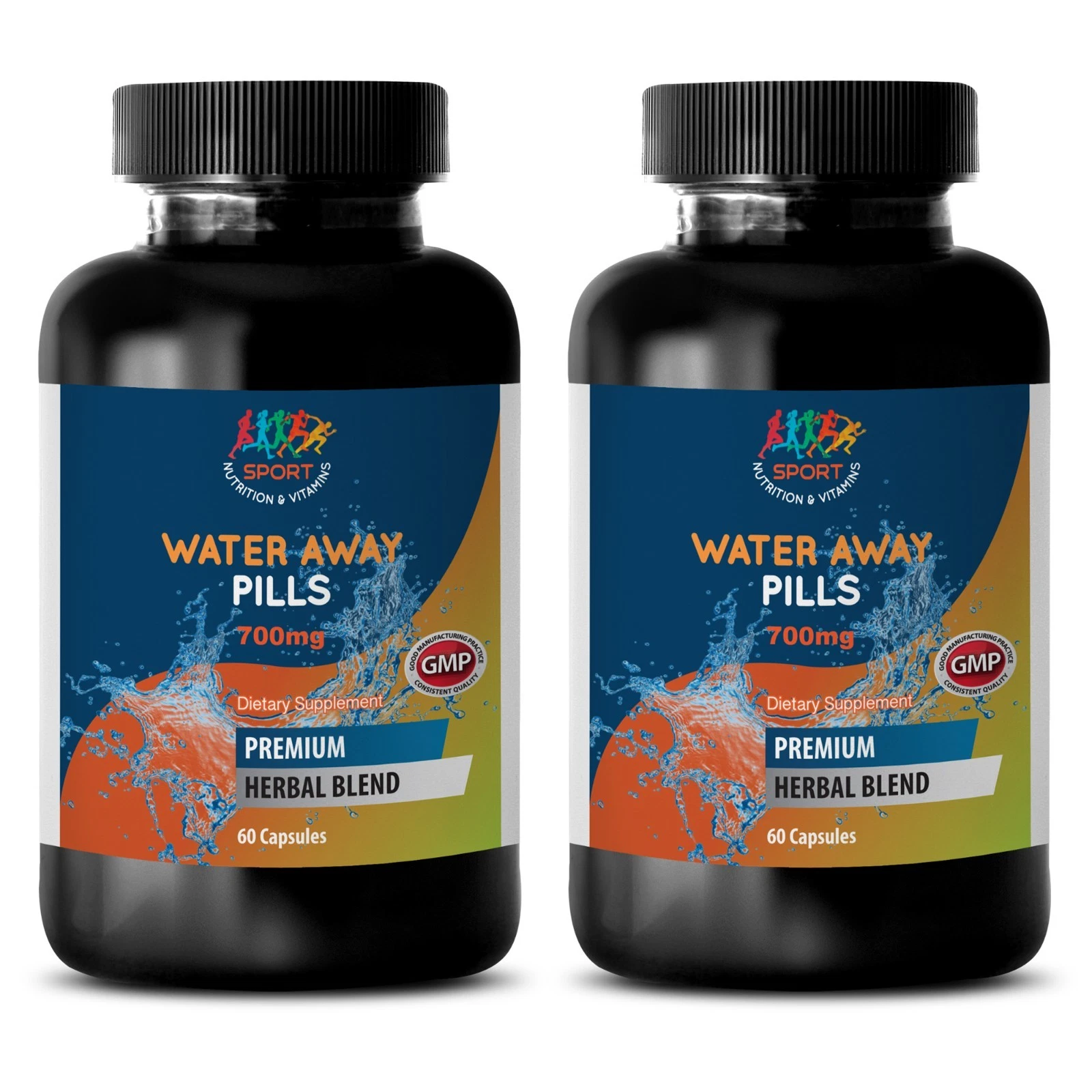 Water Away Pills Reduce Excess Water In The Body. Dandelion Leaf 2 Bottles 120C