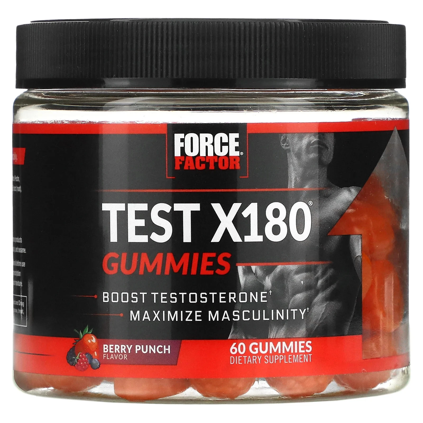 Test X180® Gummies, Berry Punch, 60 Gummies