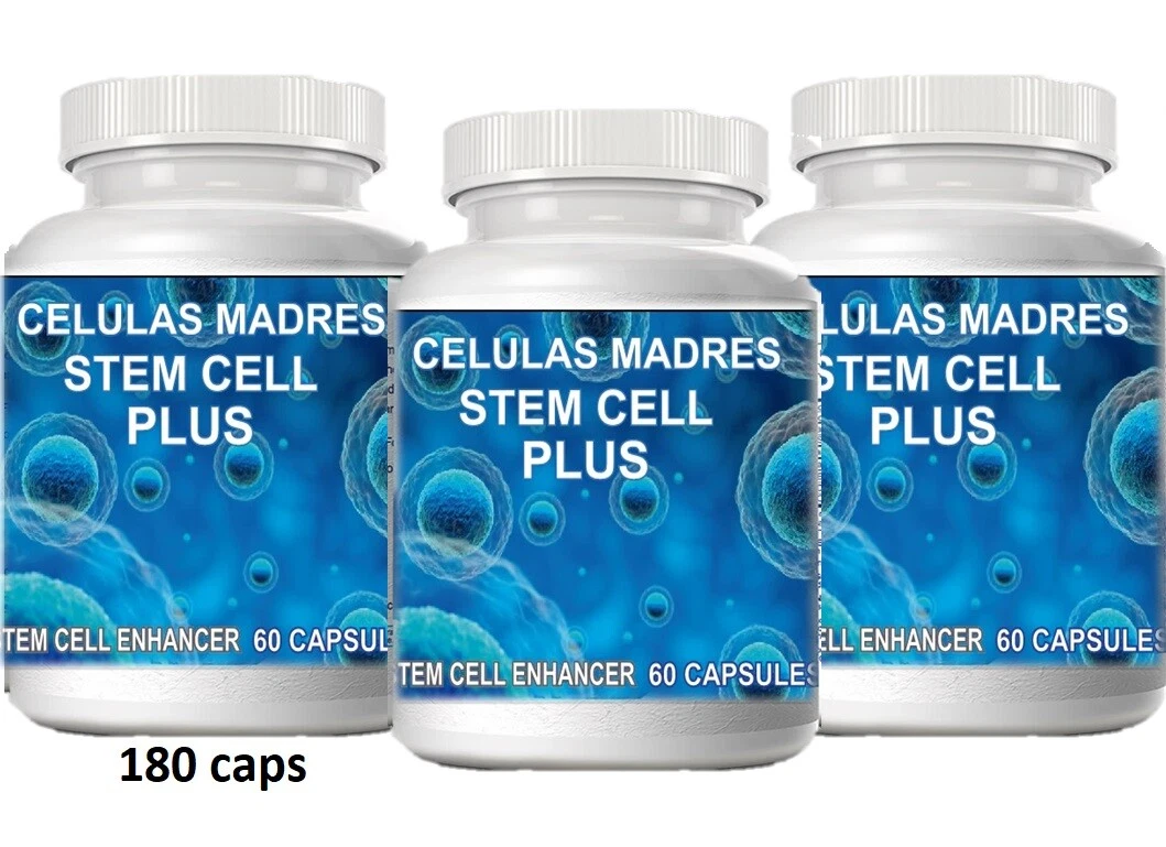 3 CELULAS MADRE ACTIVADOR.180 Capsules plus,Biomatrix