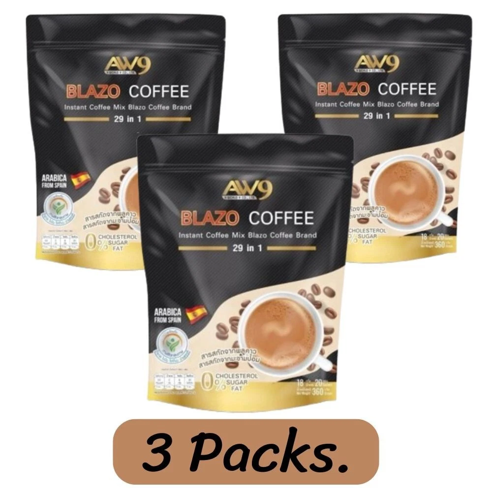 12x Peem Healthy Coffee 22 in 1 Low Sugar Mix Instant Collagen Lose Weight Herbs