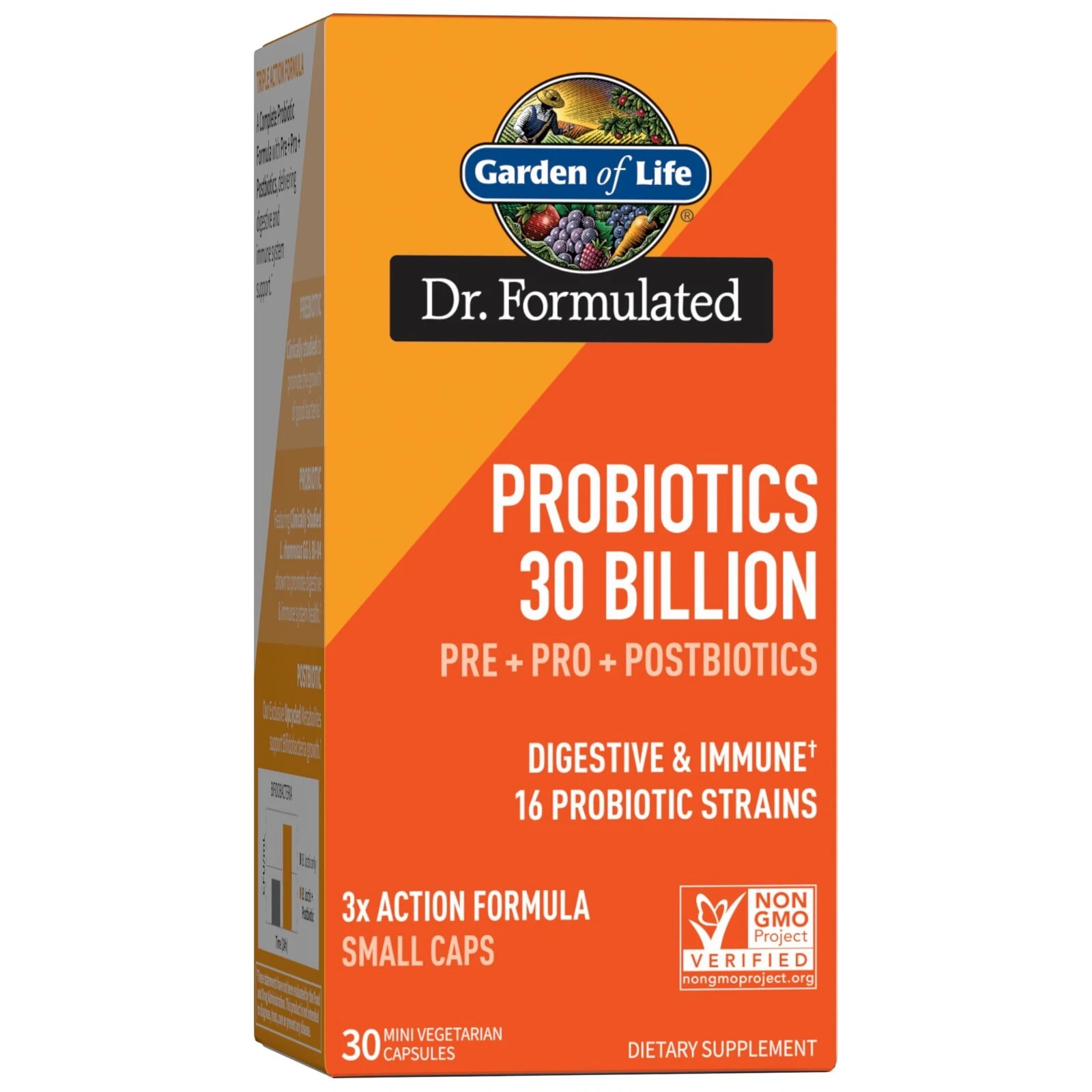 Garden of Life Dr. Formulated Probiotics Pre + Pro + Postbiotics Exp 9/25