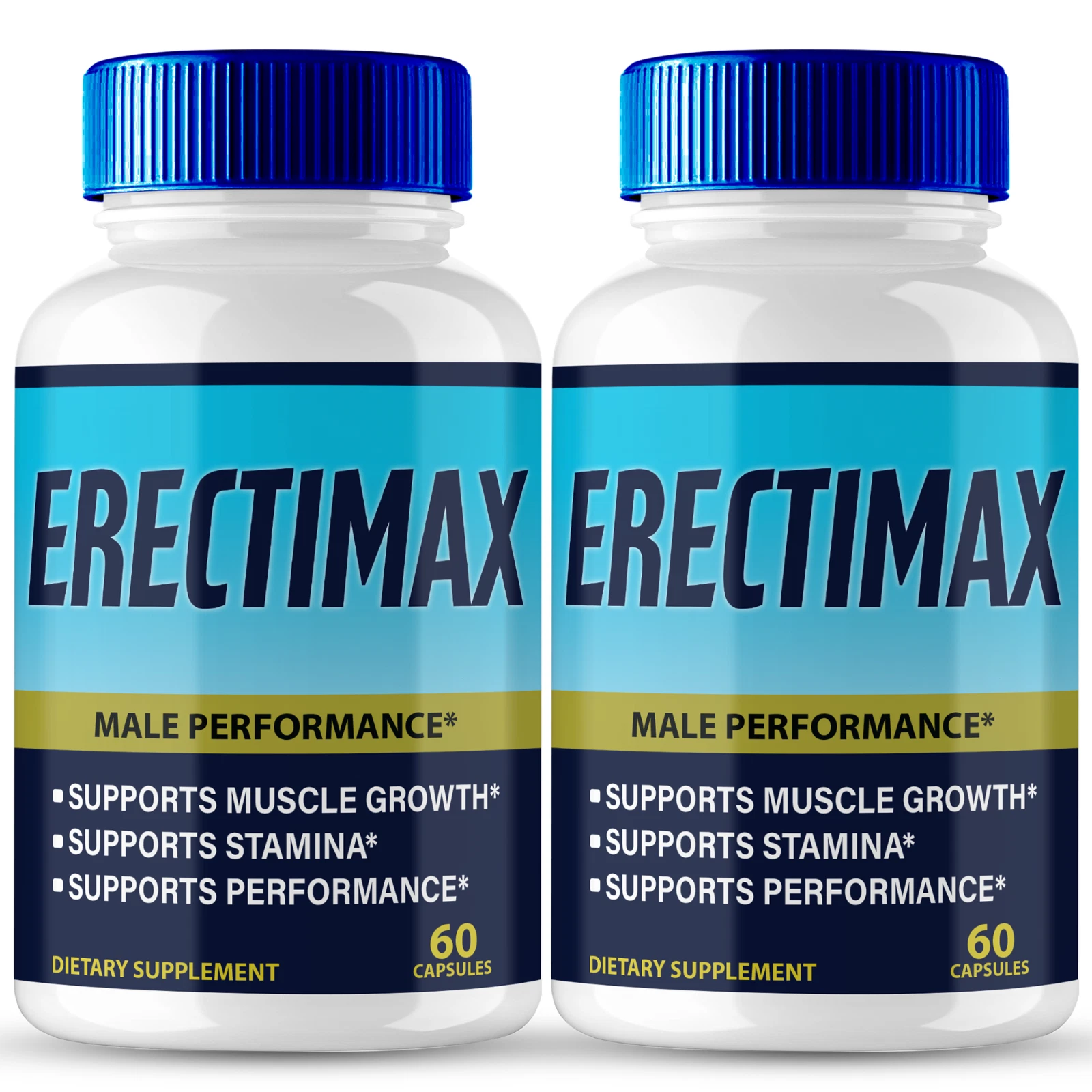 (2 Pack) Erectimax Capsules for Men, Natural Male Vitality and Wellness