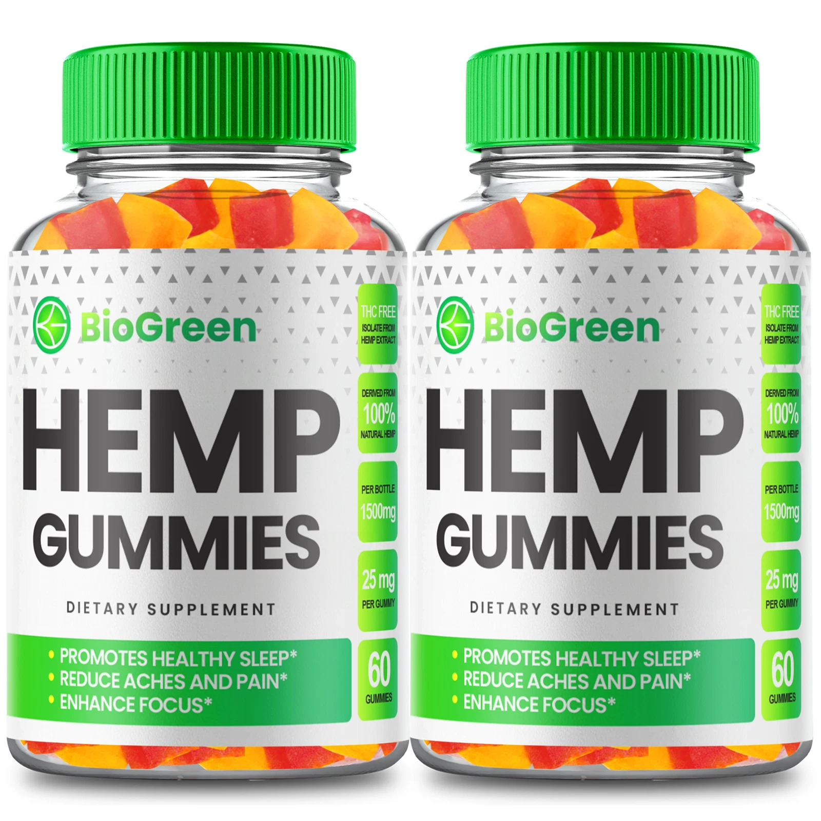Biogreen Gummies - Official Formula (2 Pack)