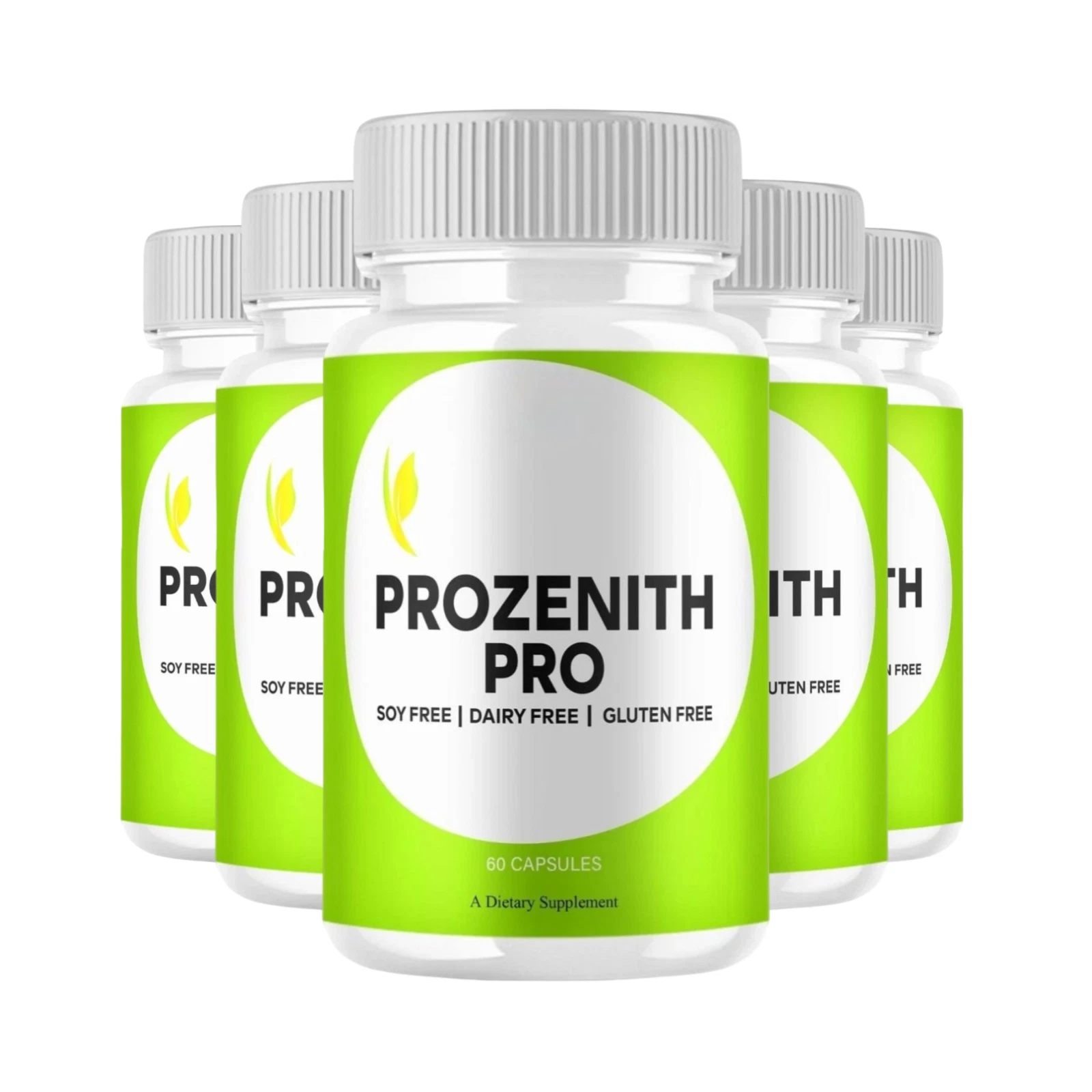 5-Pack Prozenith Pro Capsules, ProzenithPro Supports Weight Loss - 300 Capsules