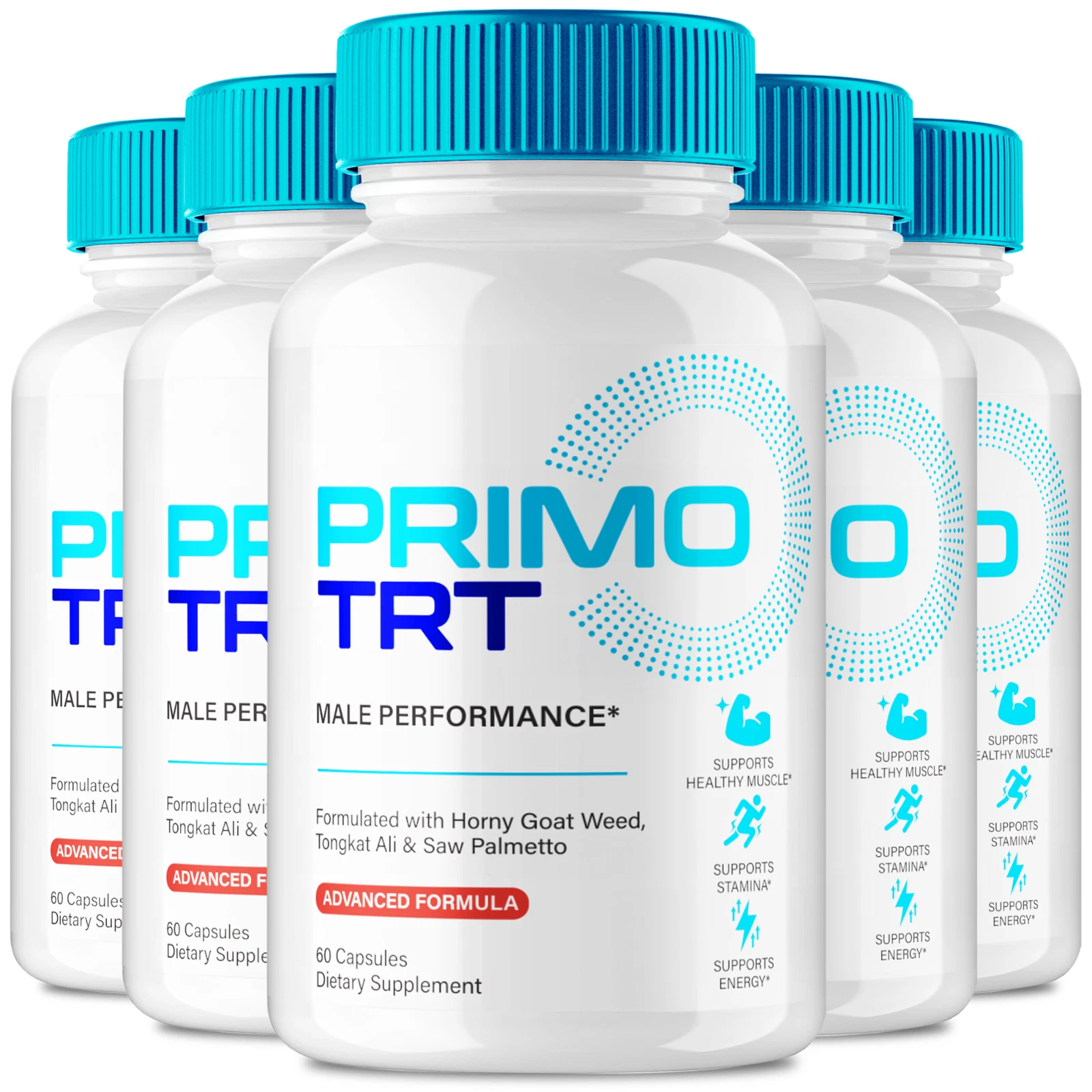 (5 Pack) Primo TRT Pills for Men, PrimoTRT ME for Male Health Support Capsules