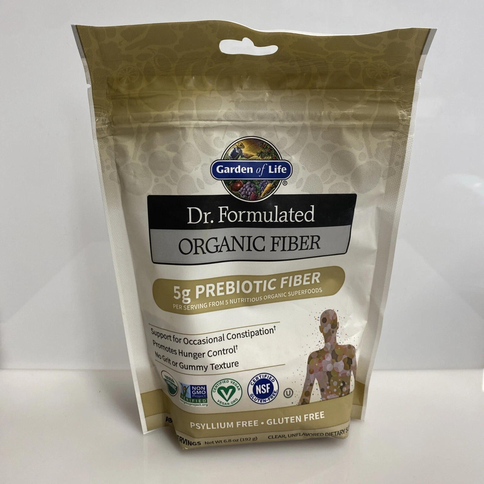 Dr. Formulated, Organic Fiber, Clear, Unflavored, 6.8 Oz