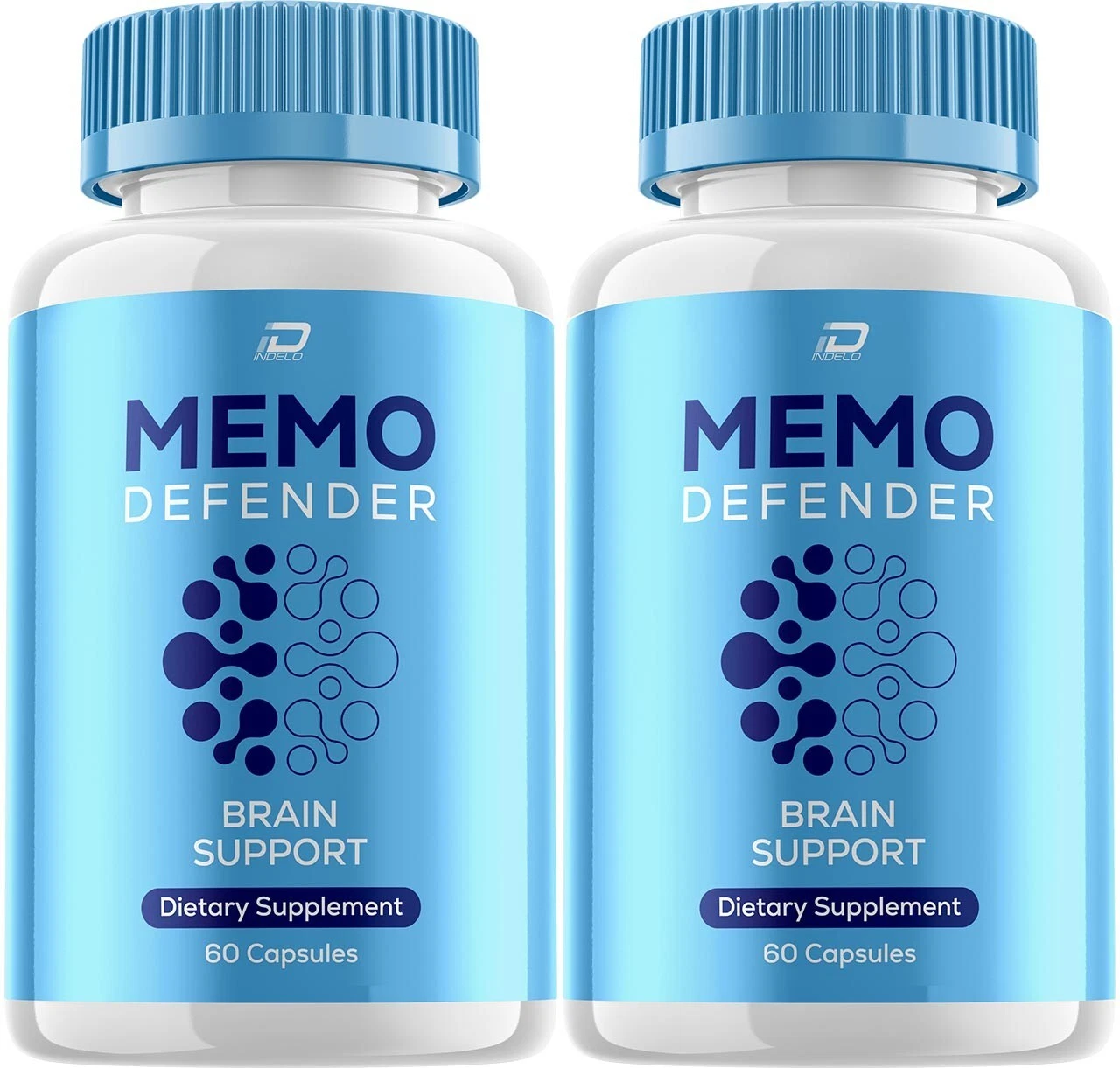 (2 Pack) Memo Defender Brain Supplement Capsules – MemoDefender All Natural