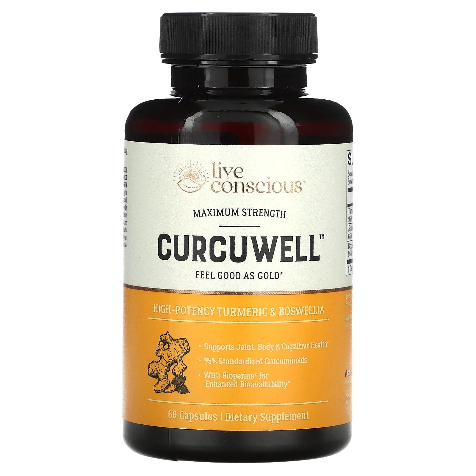 Curcuwell, Maximum Strength, 60 Capsules
