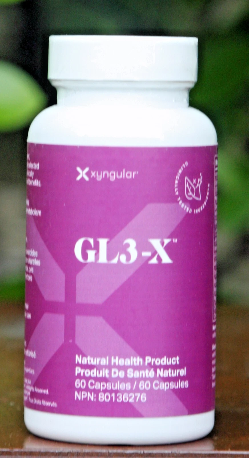 Xyngular GL3-X Dietary Supplement (Canadian GLP-X), 60 Capsules Exp - 7/26